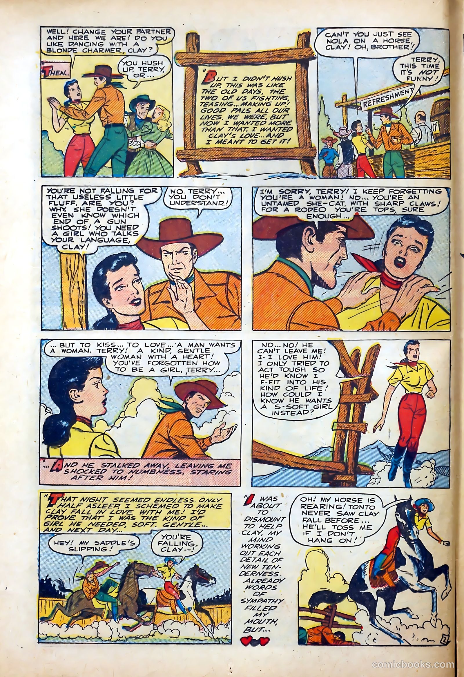 Western Hearts #4 (1950) — page 12 of 36
