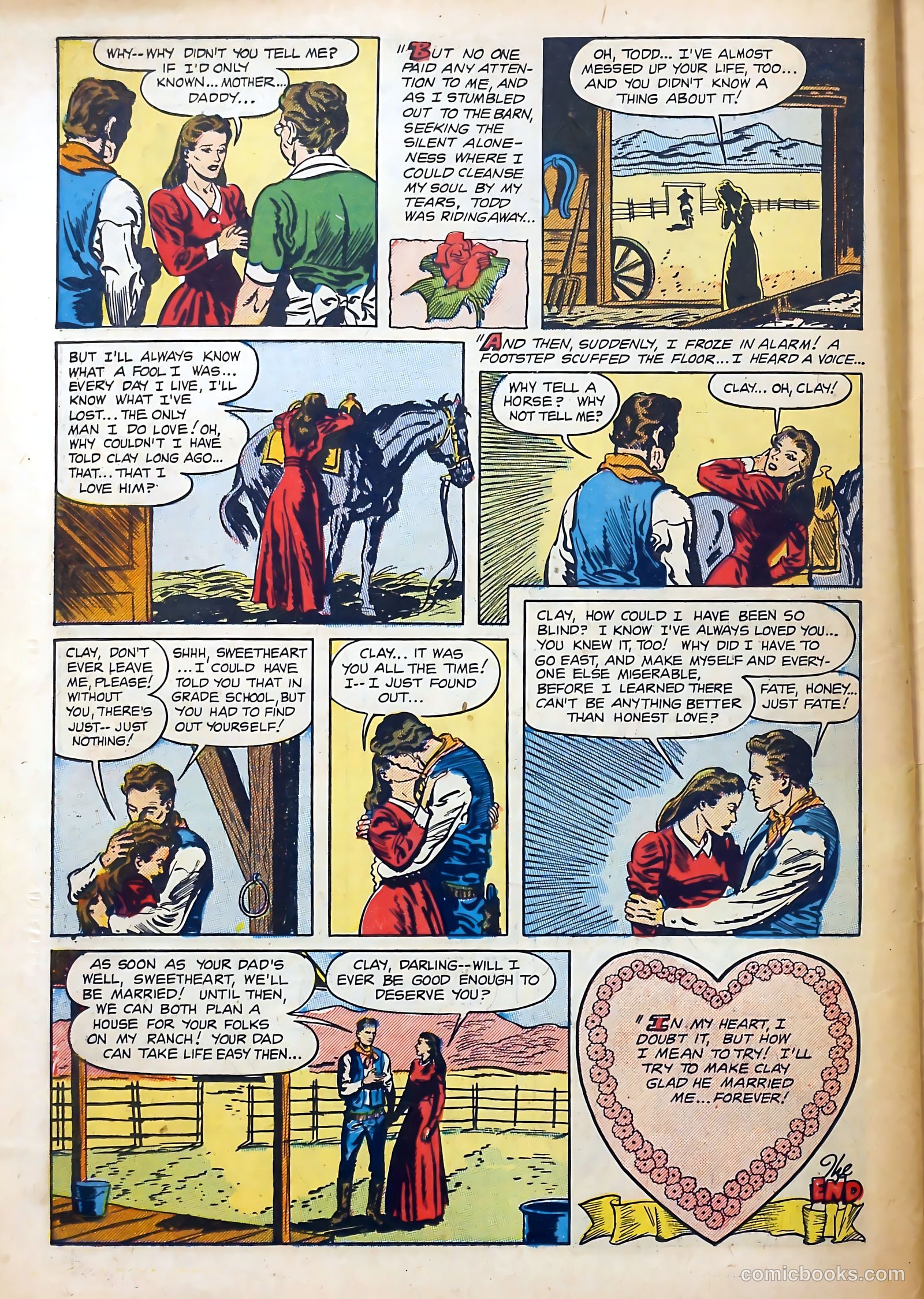 Western Hearts #4 (1950) — page 22 of 36