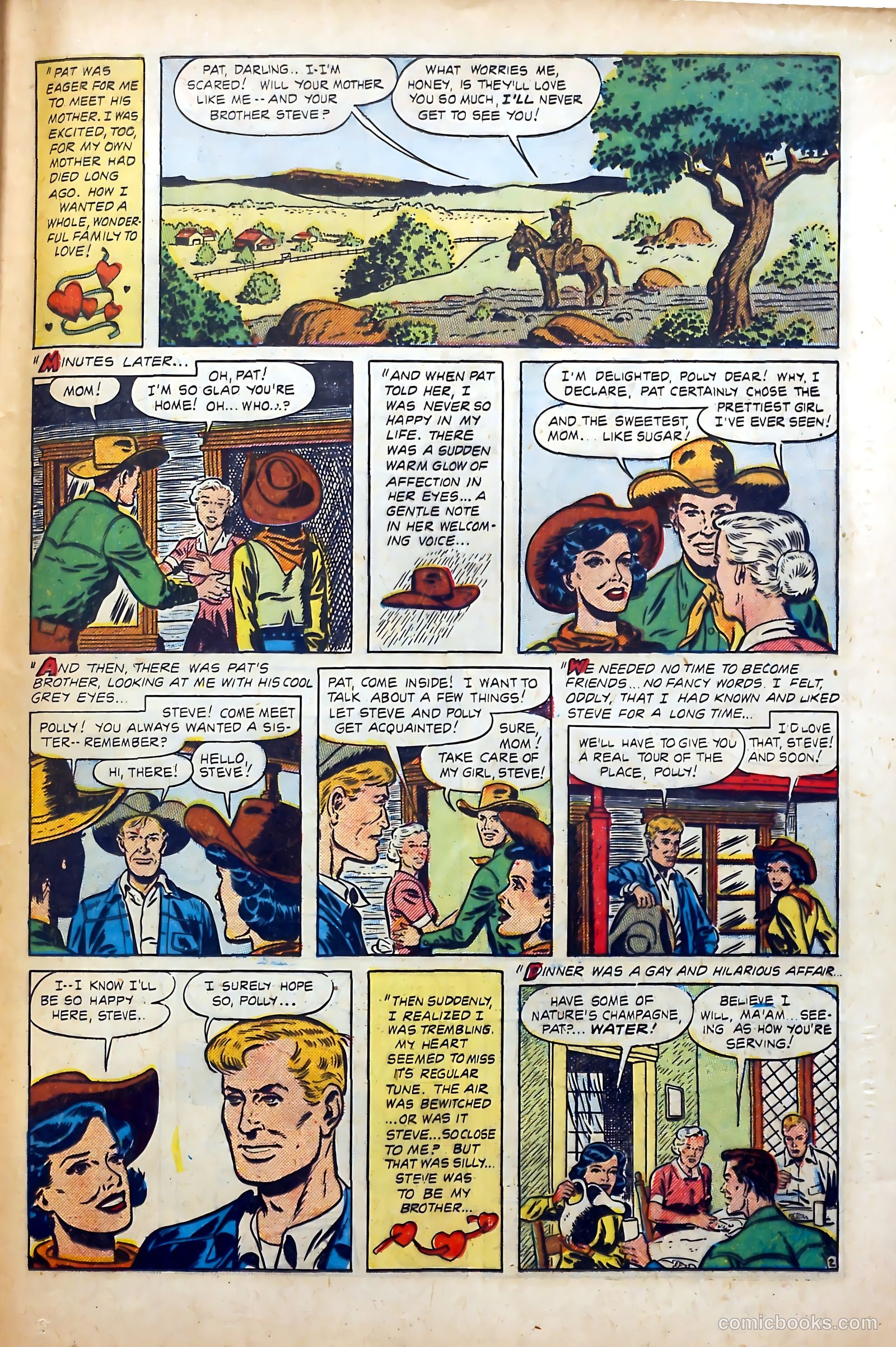 Western Hearts #4 (1950) — page 25 of 36