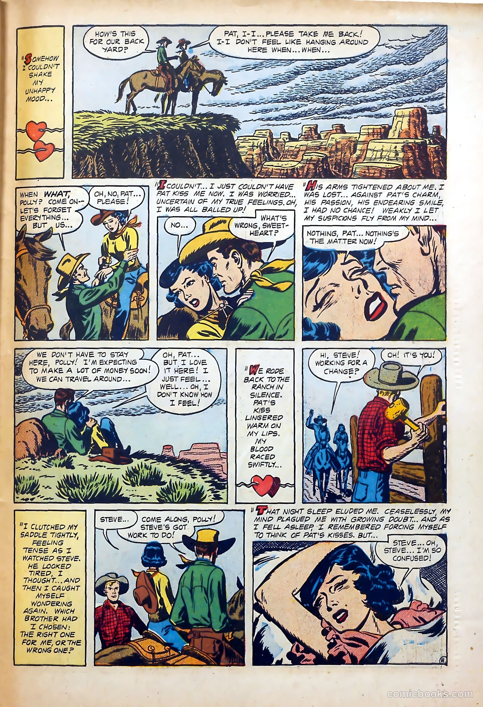 Western Hearts #4 (1950) — page 27 of 36