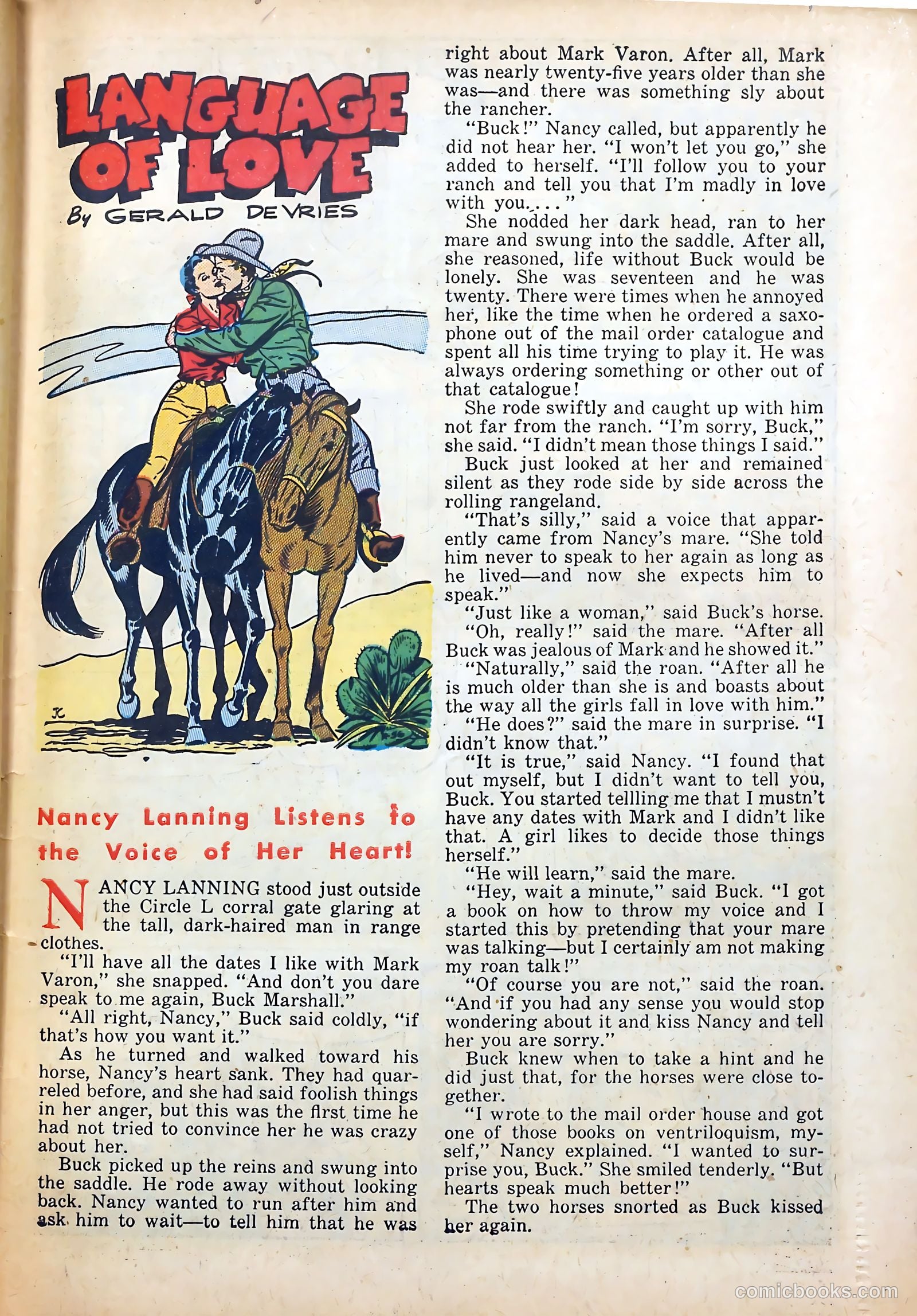 Western Hearts #4 (1950) — page 31 of 36