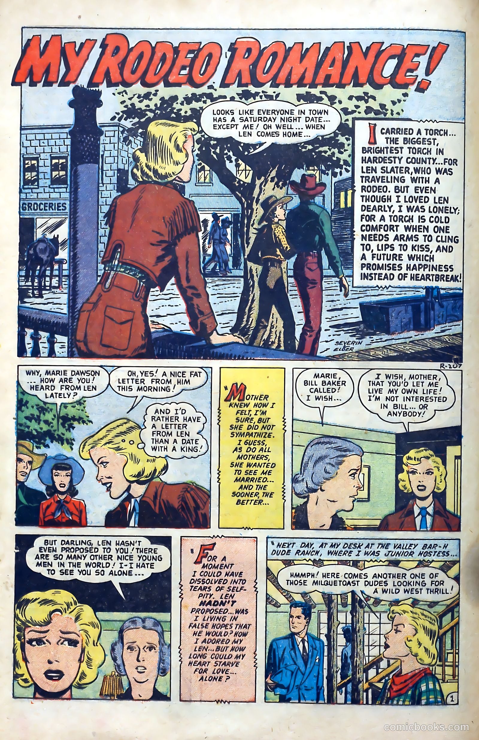Western Hearts #5 (1950) — page 16 of 36