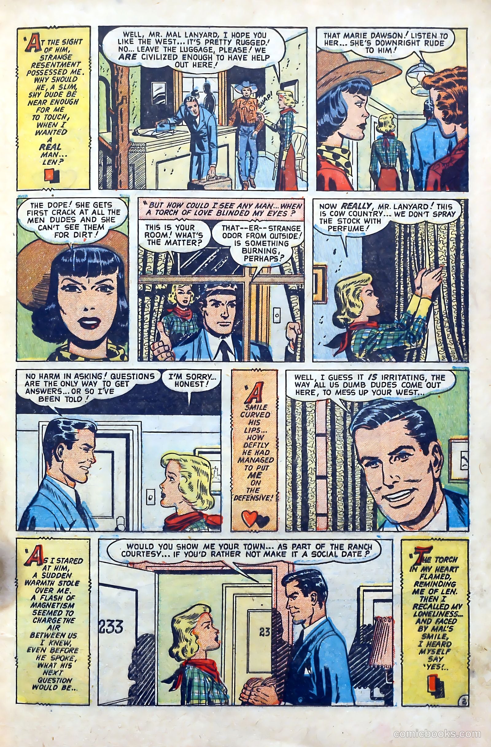 Western Hearts #5 (1950) — page 17 of 36