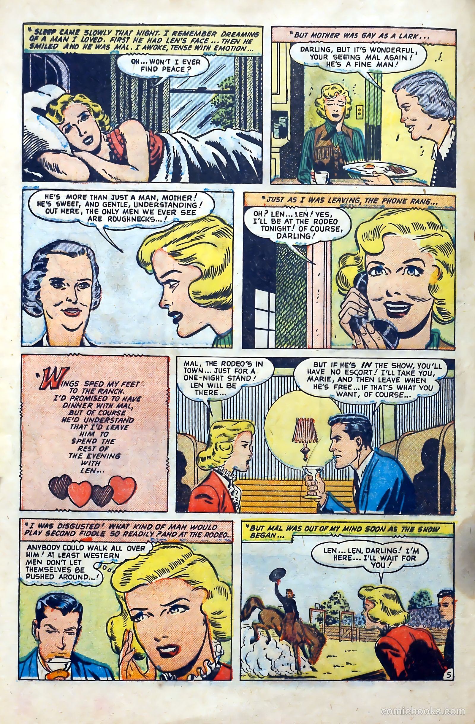 Western Hearts #5 (1950) — page 20 of 36