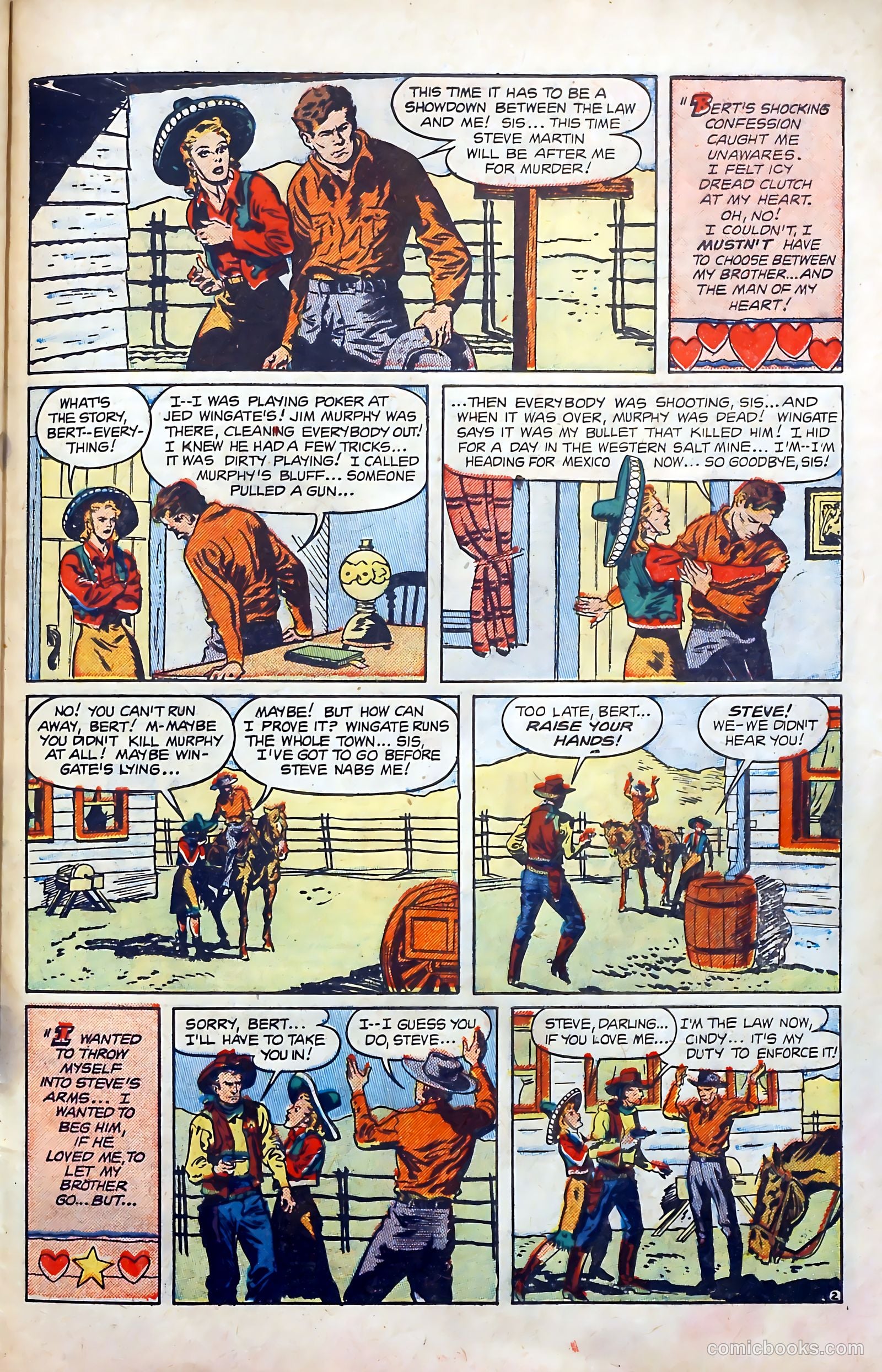 Western Hearts #5 (1950) — page 27 of 36