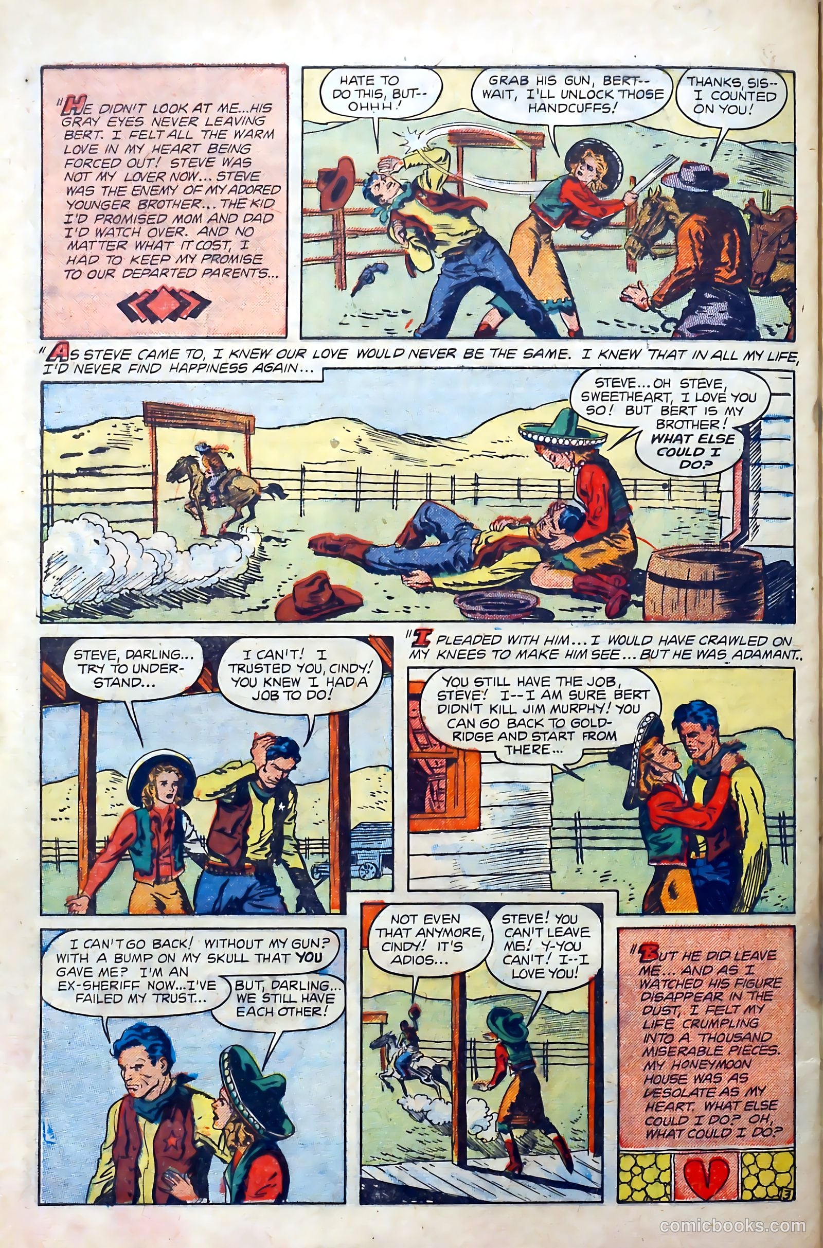Western Hearts #5 (1950) — page 28 of 36