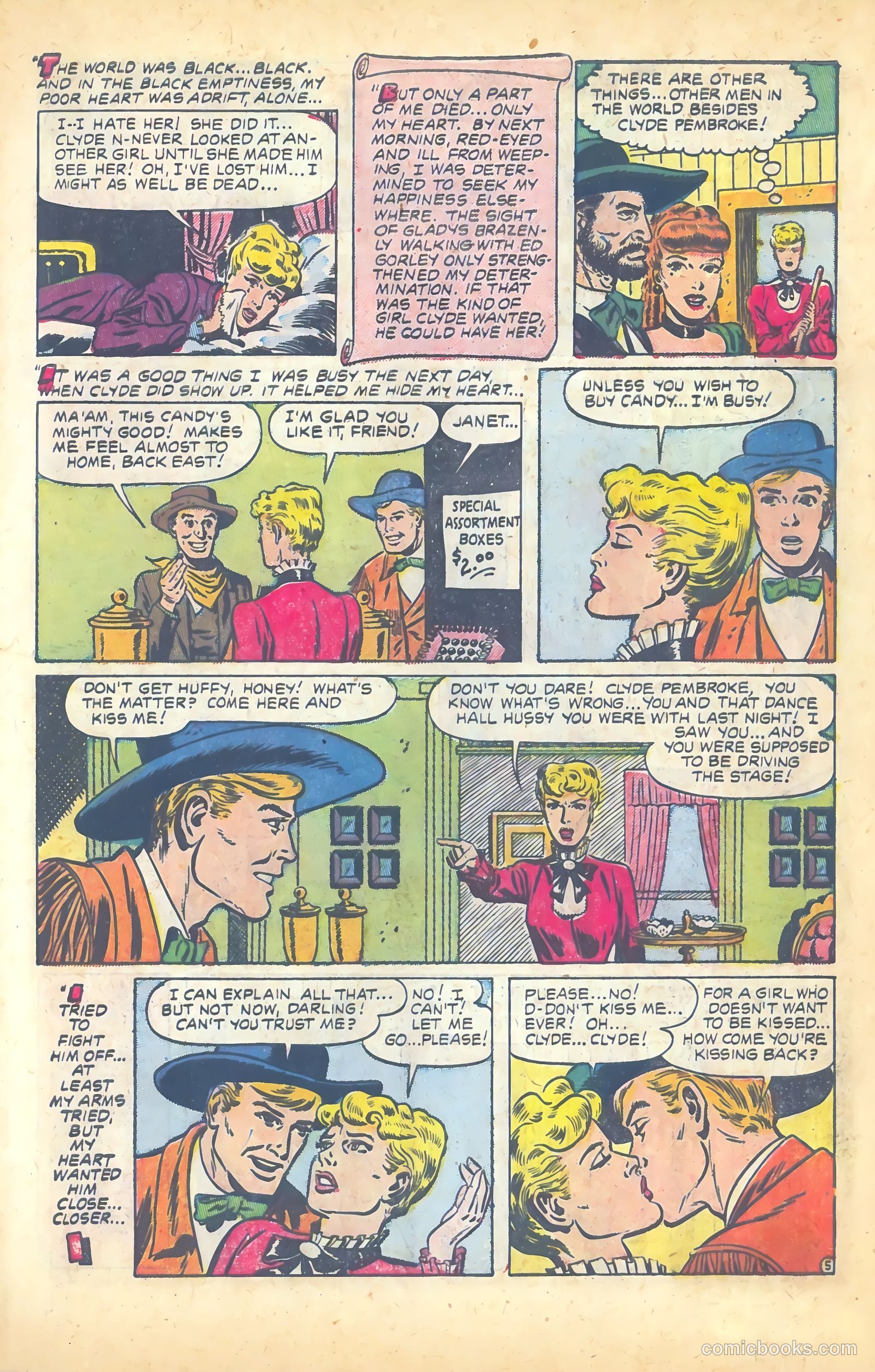 Western Hearts #6 (1951) — page 7 of 36