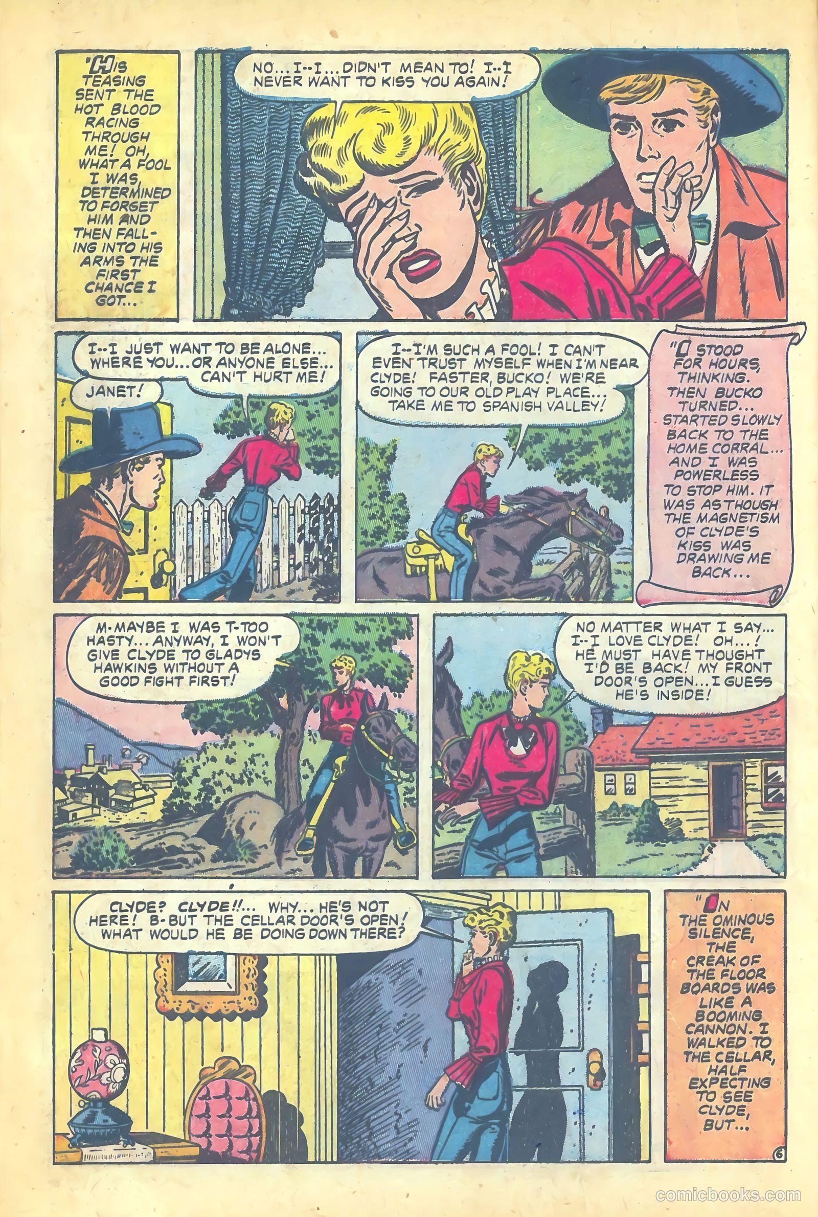 Western Hearts #6 (1951) — page 8 of 36