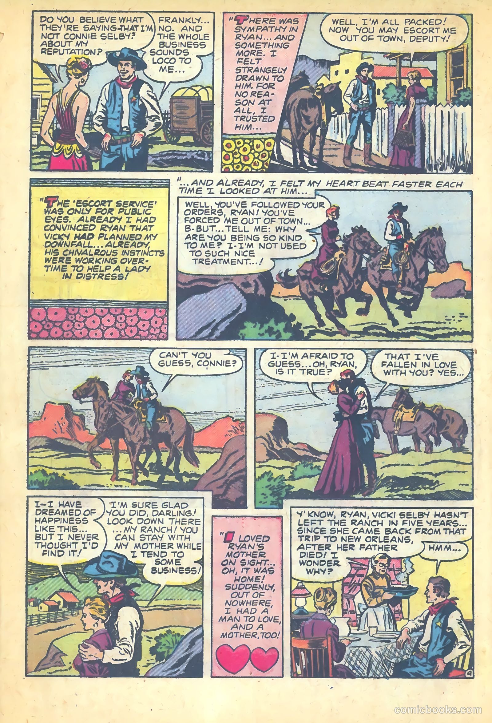 Western Hearts #6 (1951) — page 20 of 36