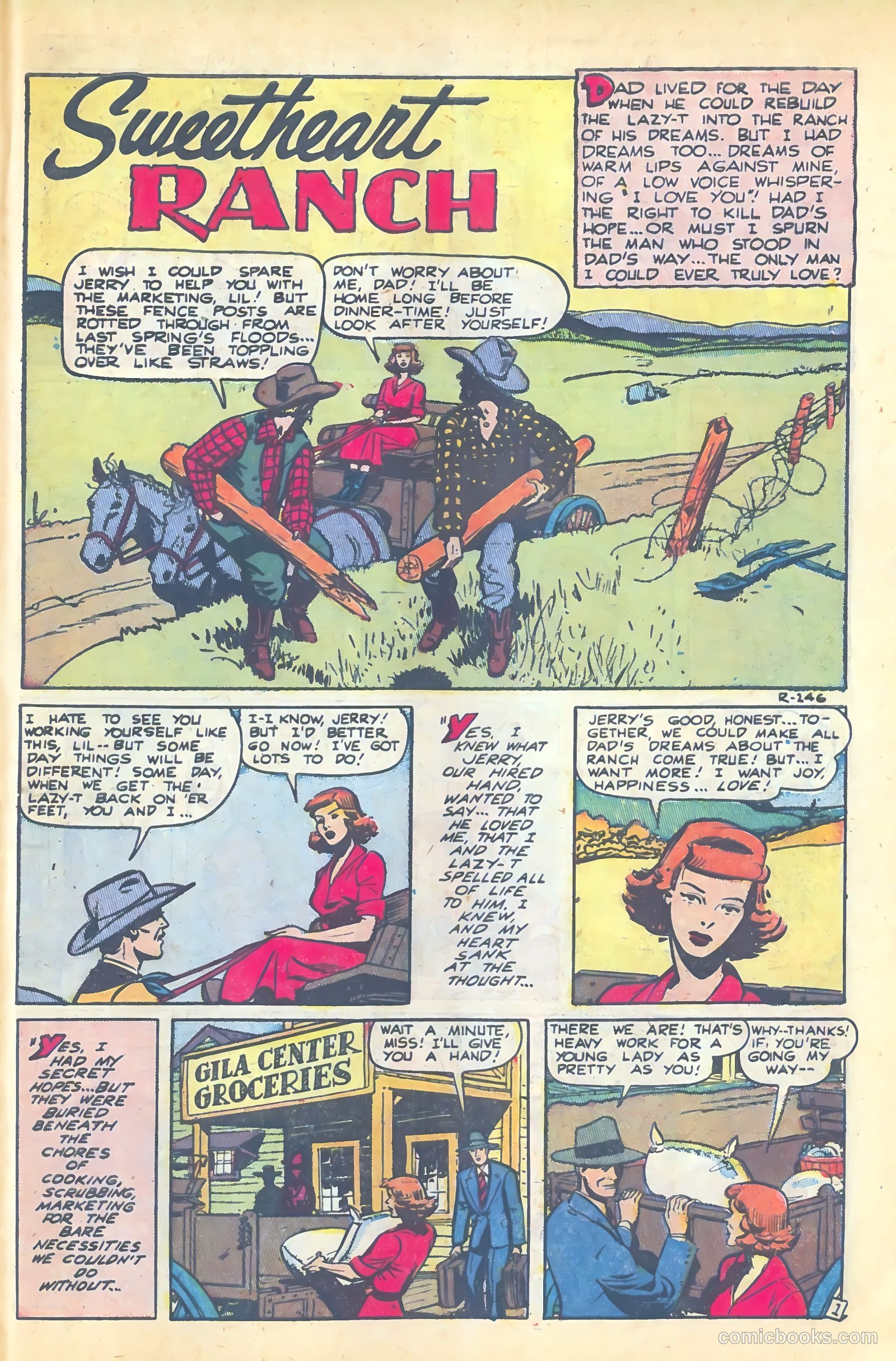 Western Hearts #6 (1951) — page 27 of 36