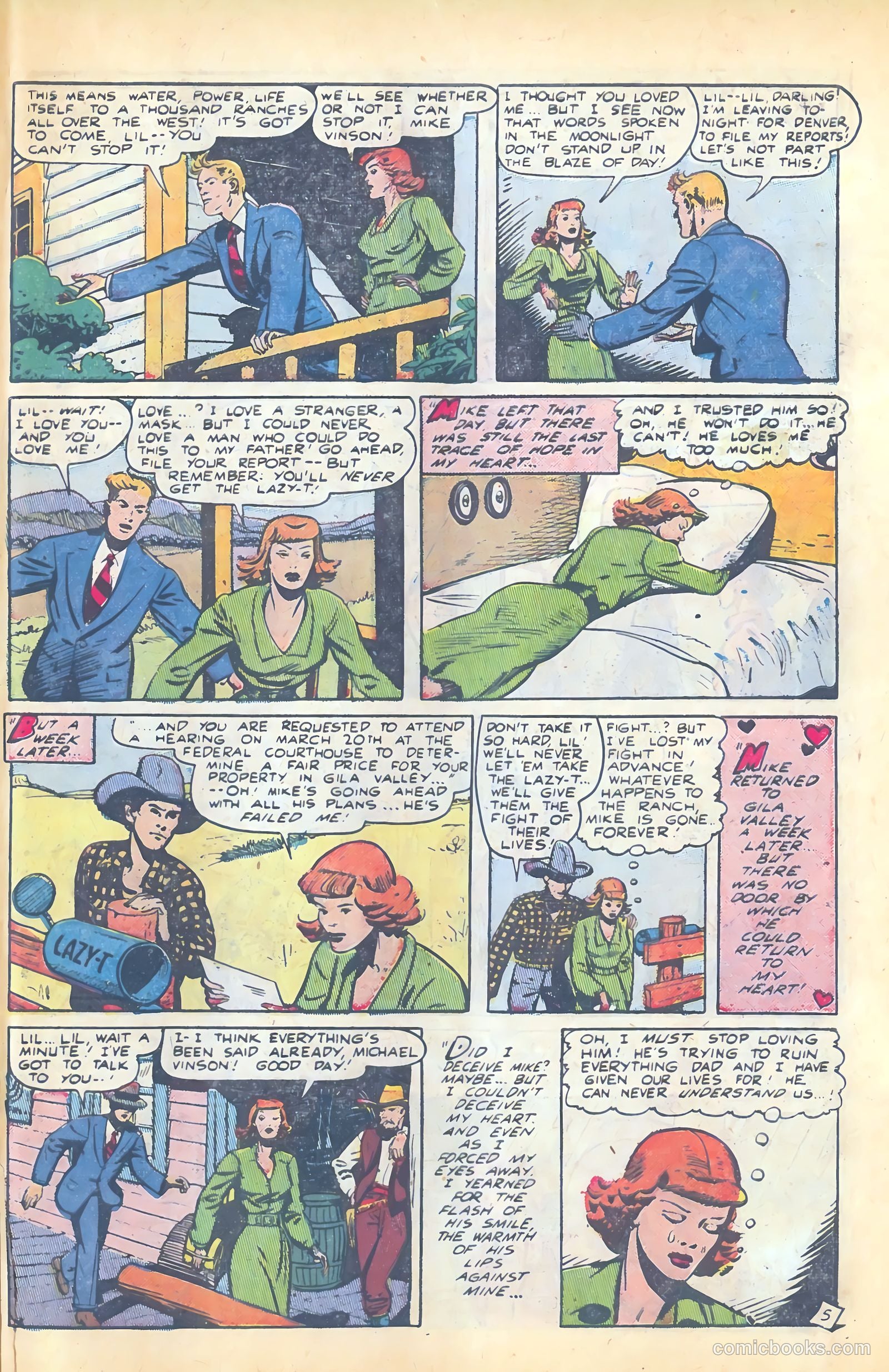 Western Hearts #6 (1951) — page 31 of 36