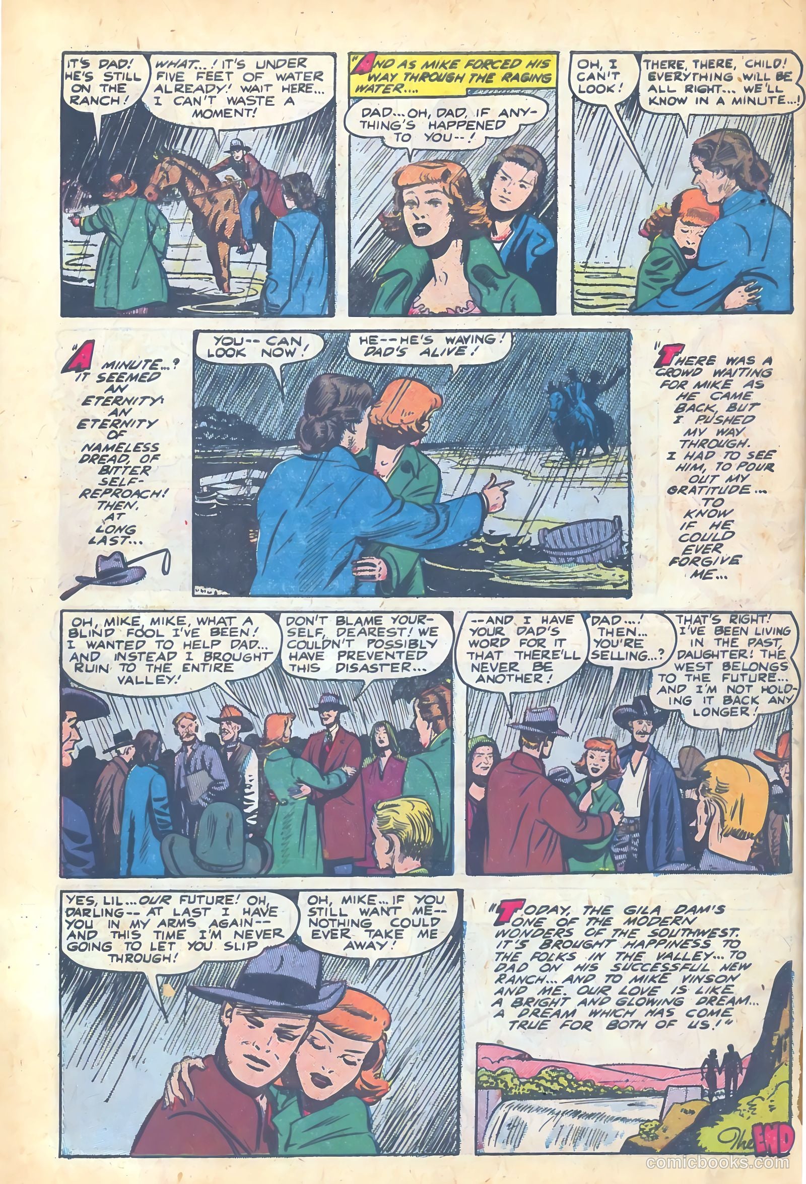 Western Hearts #6 (1951) — page 34 of 36