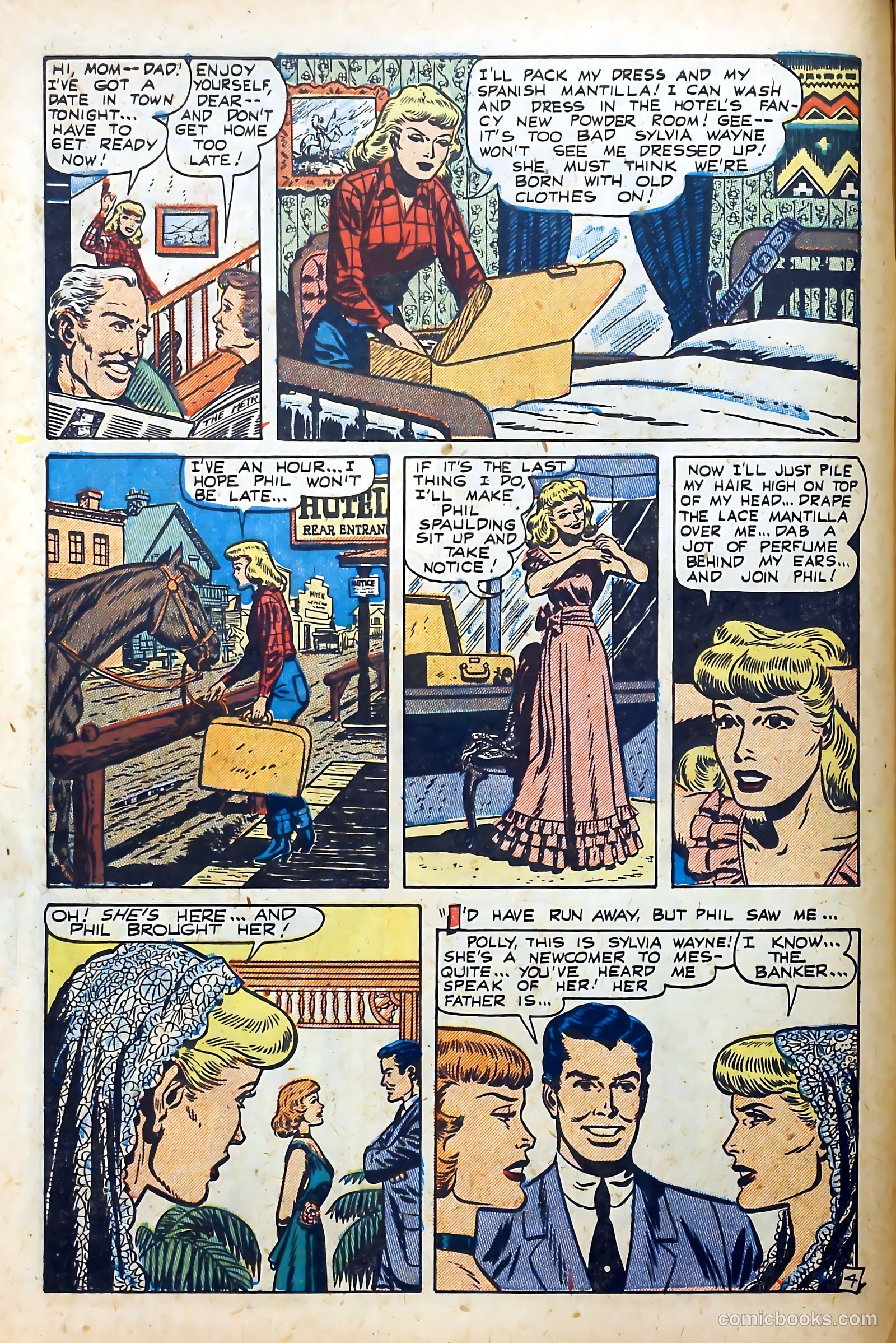Western Hearts #7 (1951) — page 6 of 36
