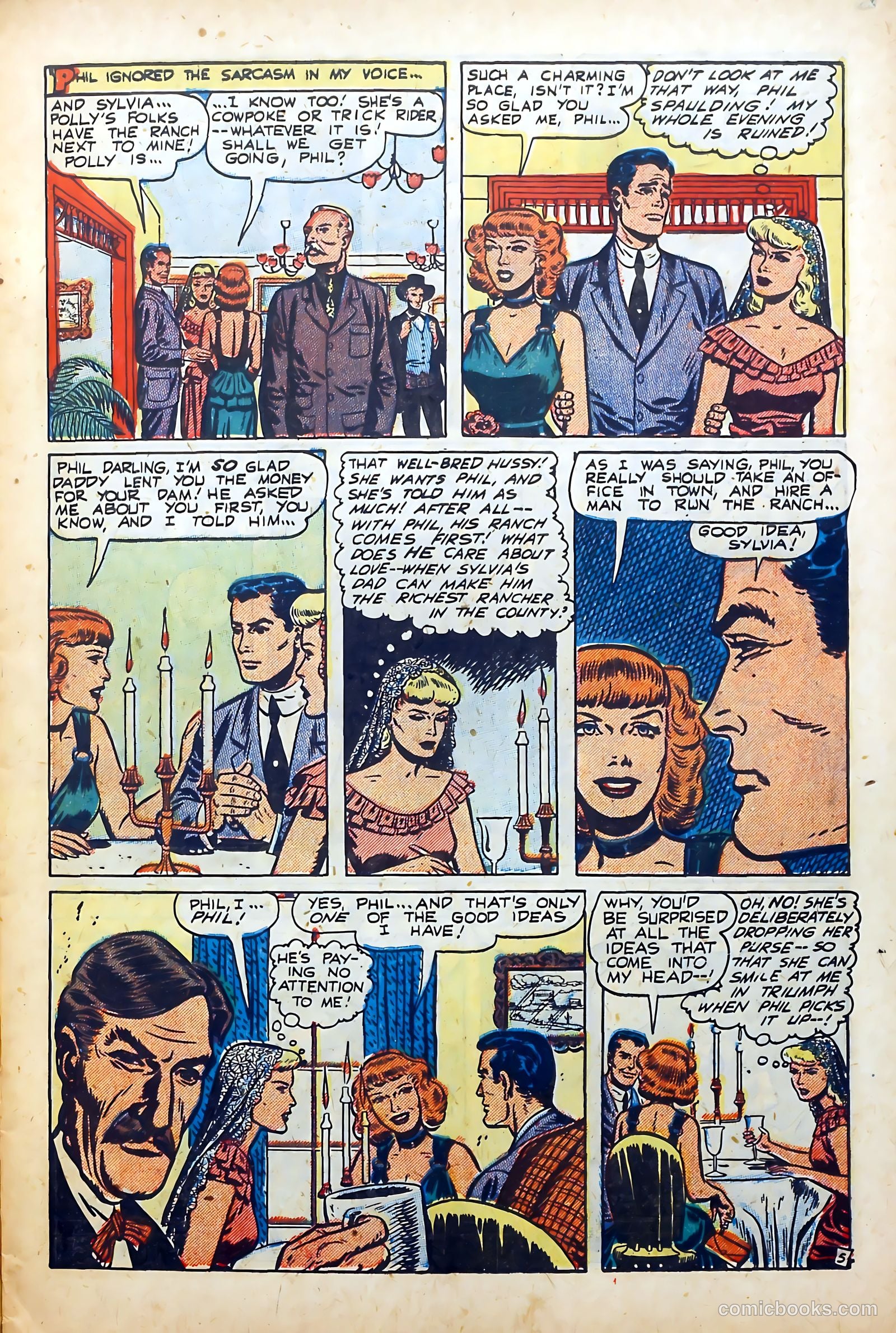 Western Hearts #7 (1951) — page 7 of 36