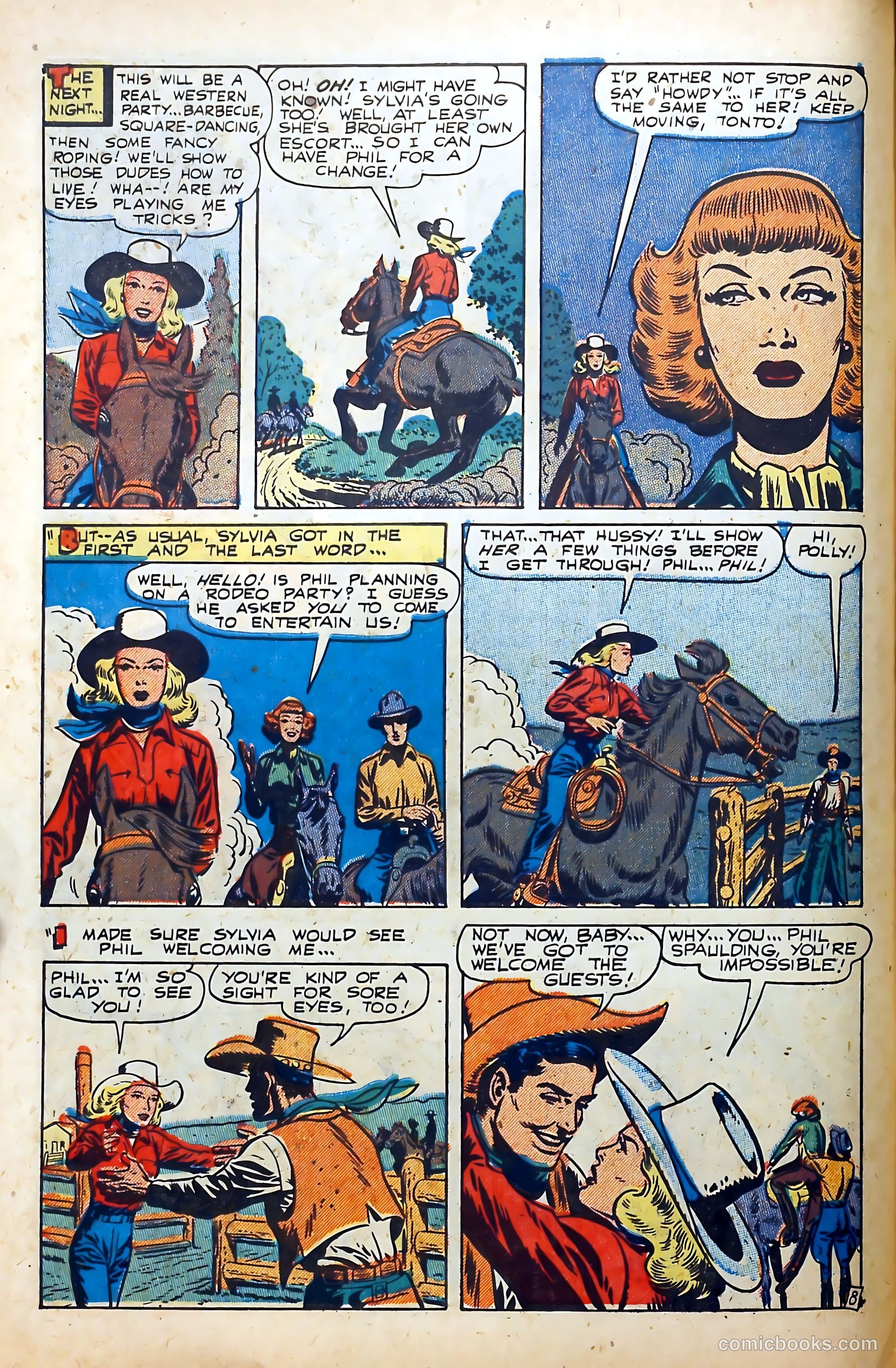 Western Hearts #7 (1951) — page 10 of 36