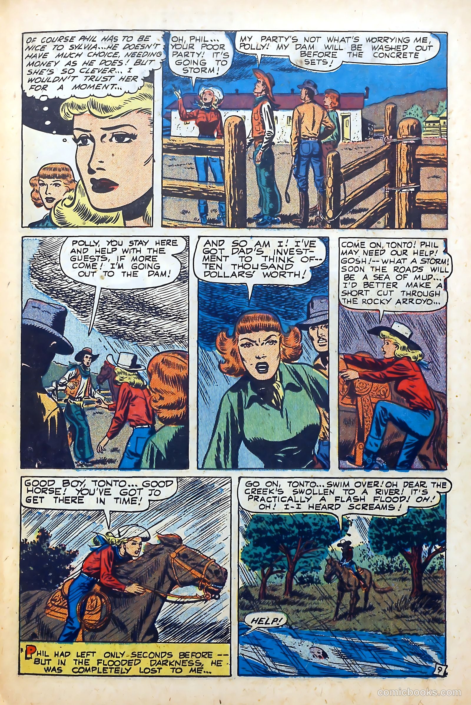 Western Hearts #7 (1951) — page 11 of 36