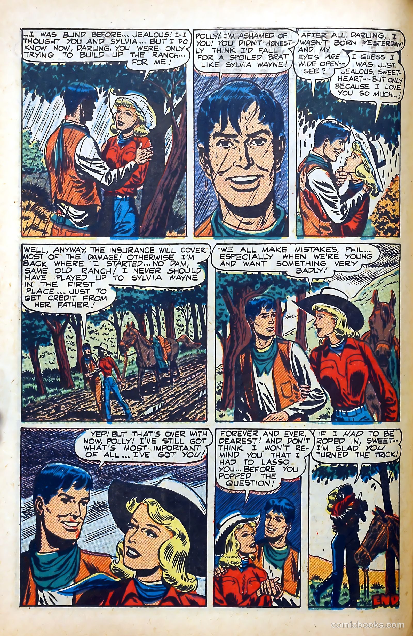 Western Hearts #7 (1951) — page 14 of 36