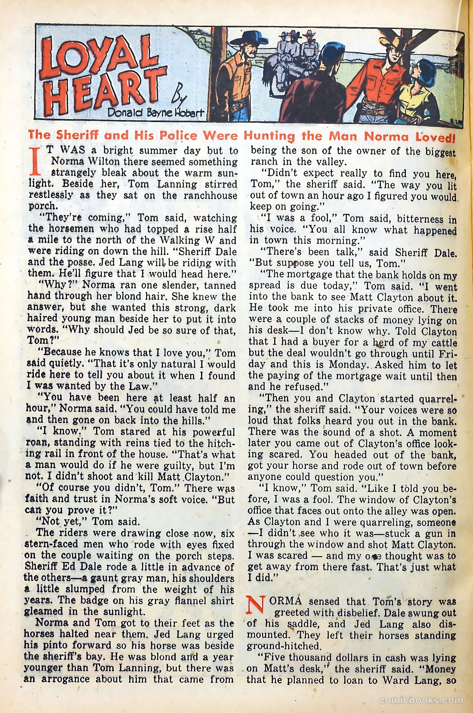 Western Hearts #7 (1951) — page 20 of 36