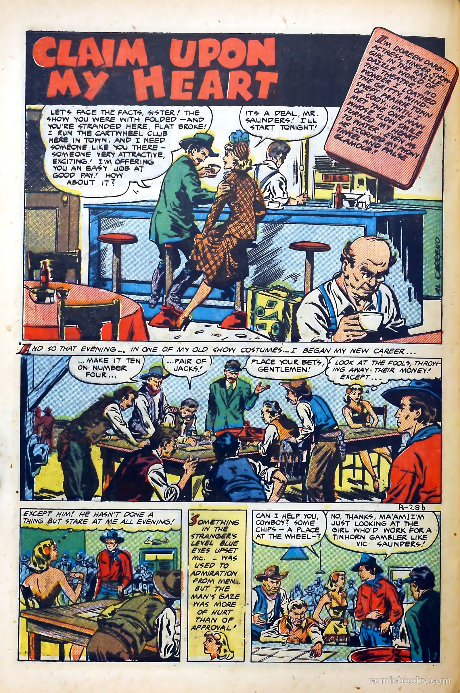 Western Hearts #7 (1951) — page 28 of 36