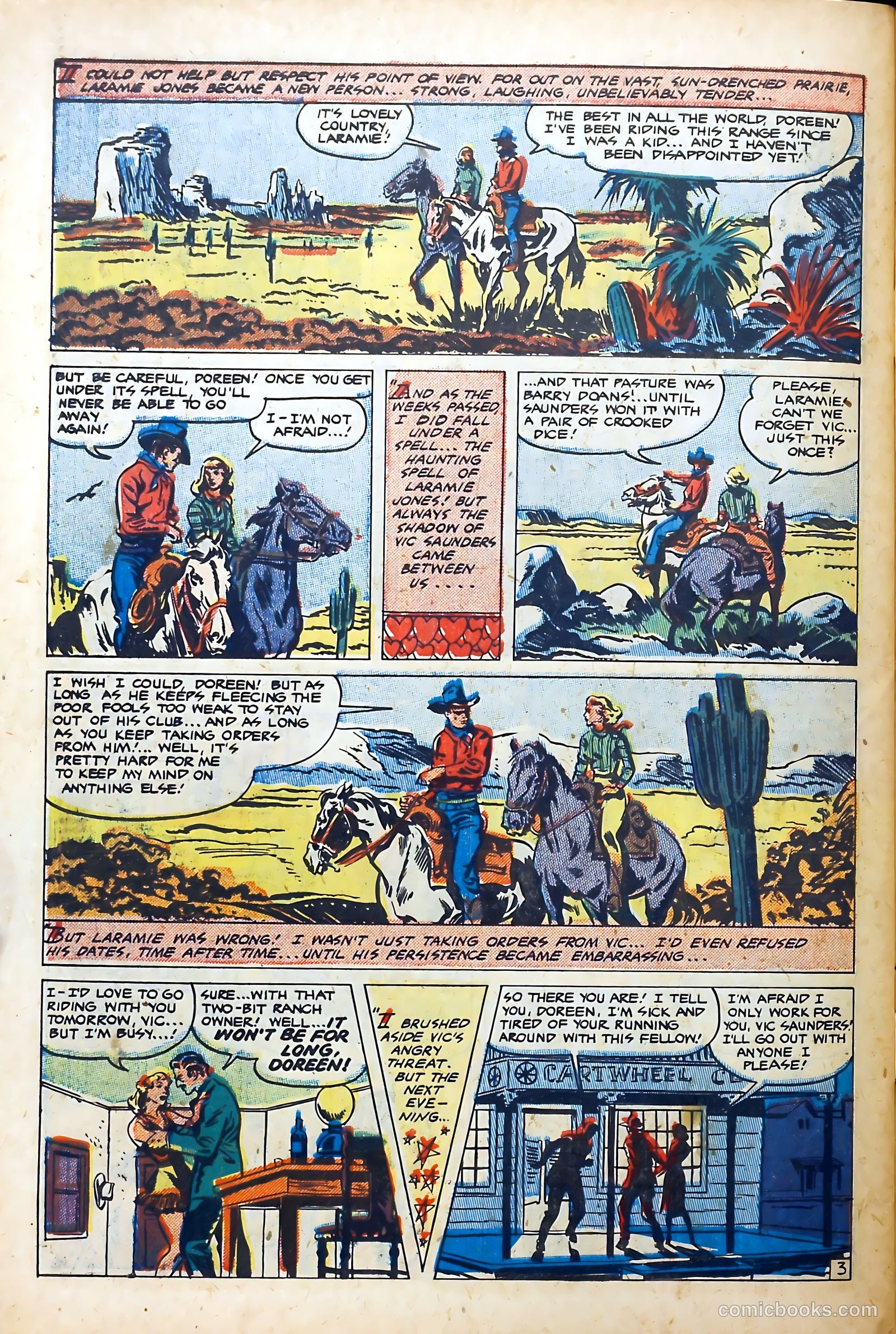Western Hearts #7 (1951) — page 30 of 36