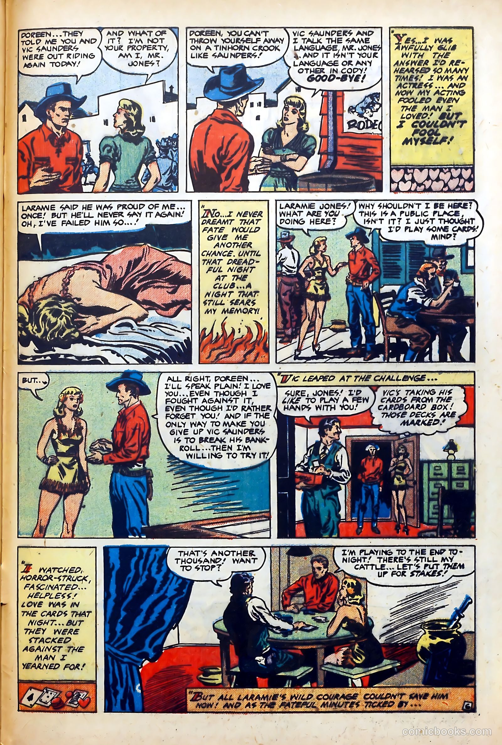 Western Hearts #7 (1951) — page 33 of 36