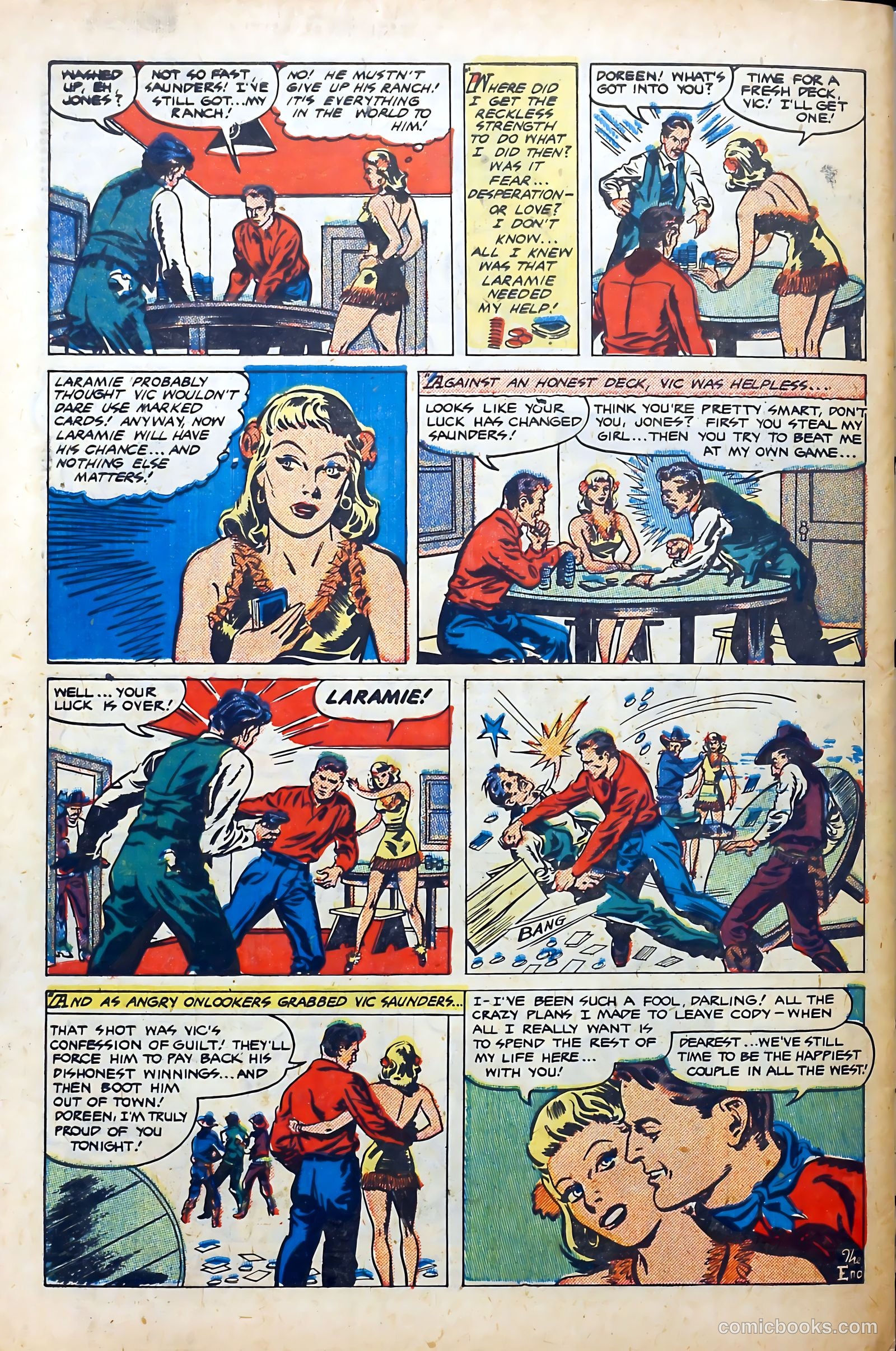 Western Hearts #7 (1951) — page 34 of 36