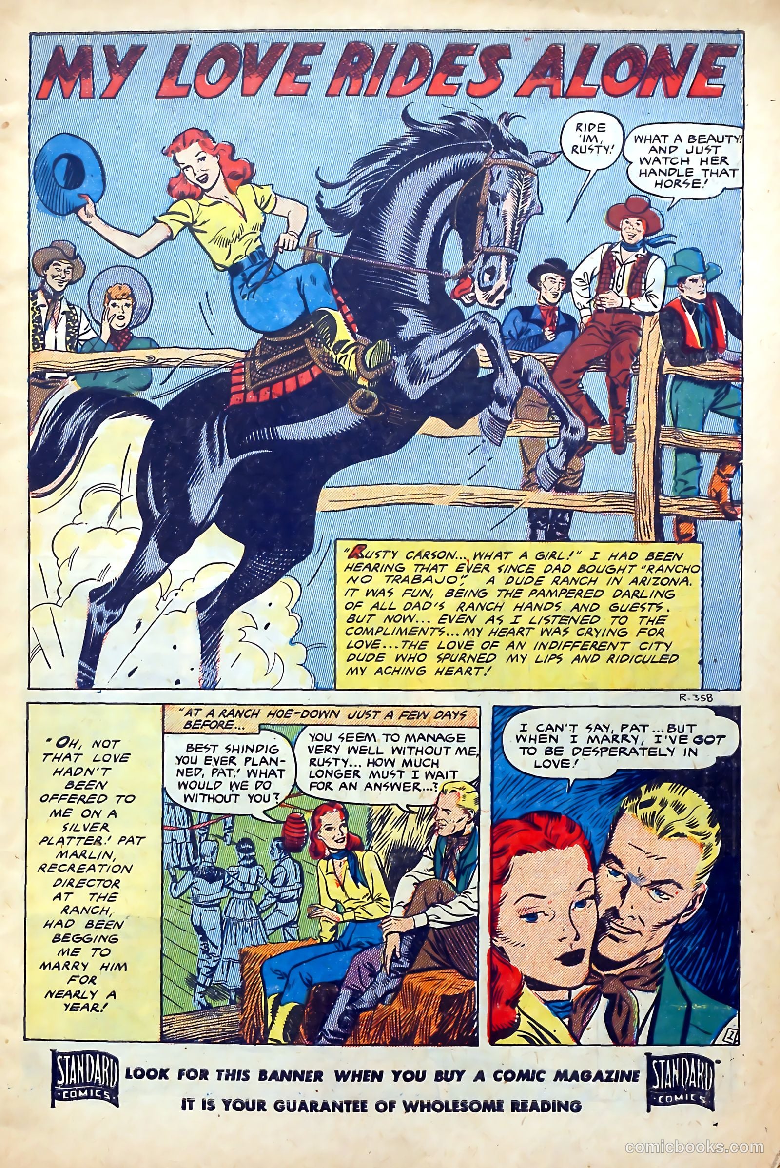 Western Hearts #8 (1951) — page 3 of 37