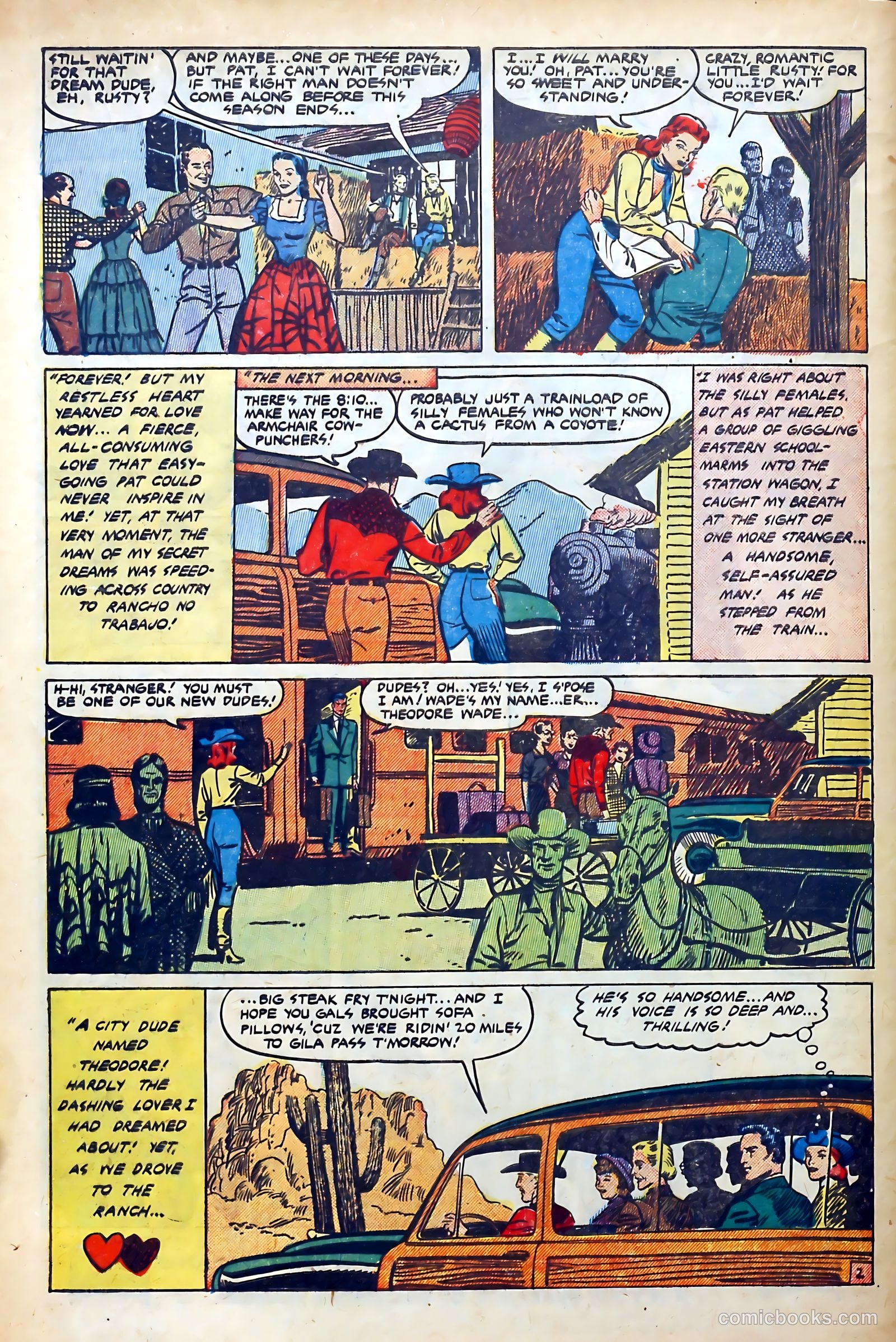 Western Hearts #8 (1951) — page 4 of 37