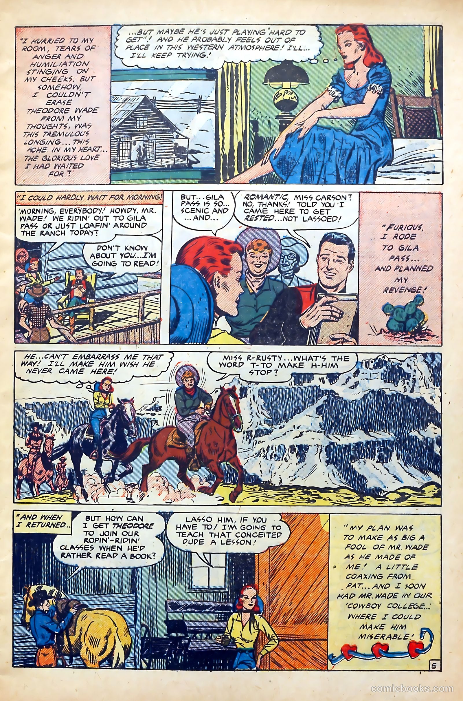 Western Hearts #8 (1951) — page 7 of 37
