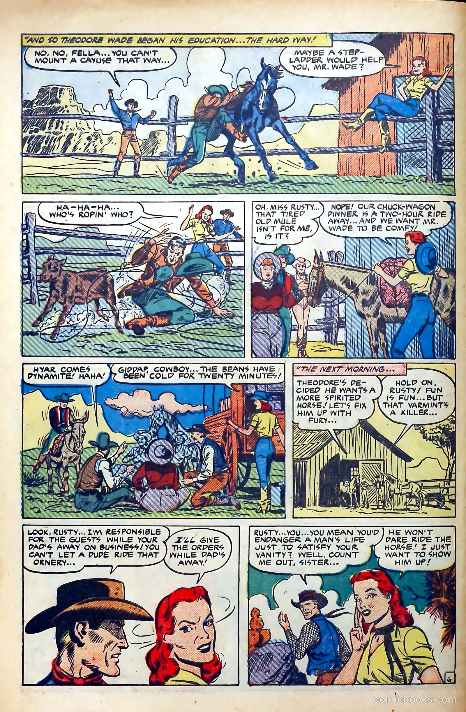 Western Hearts #8 (1951) — page 8 of 37