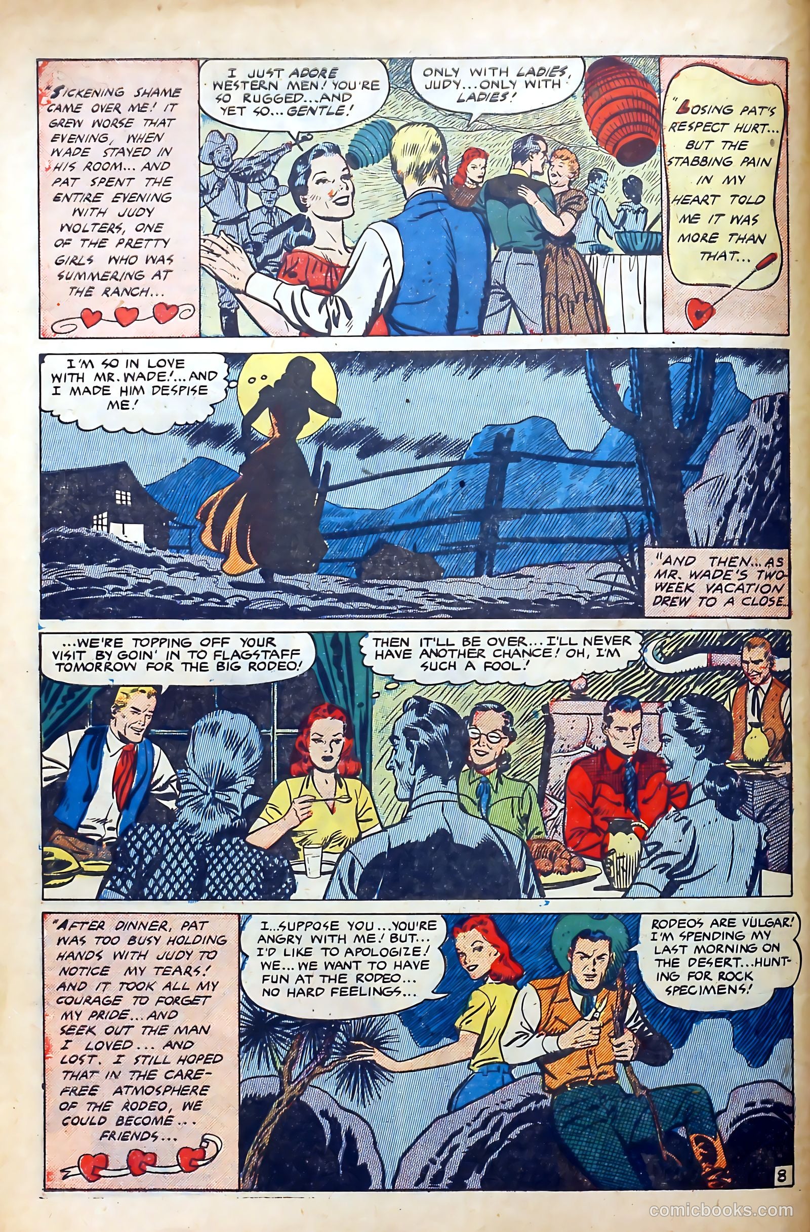 Western Hearts #8 (1951) — page 10 of 37