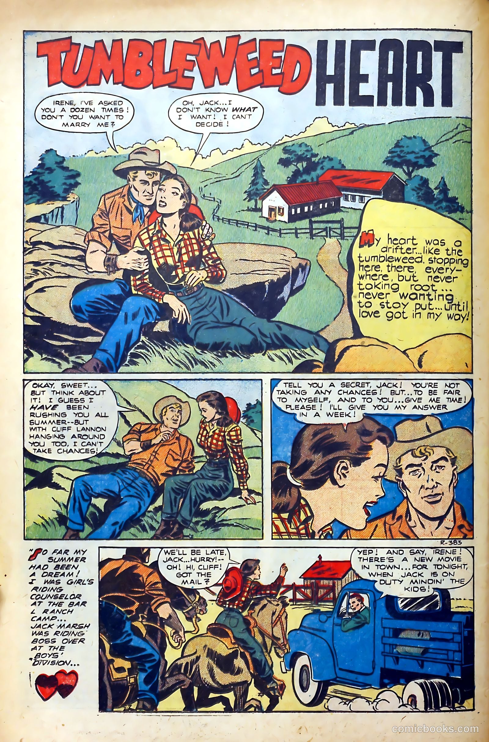 Western Hearts #8 (1951) — page 16 of 37