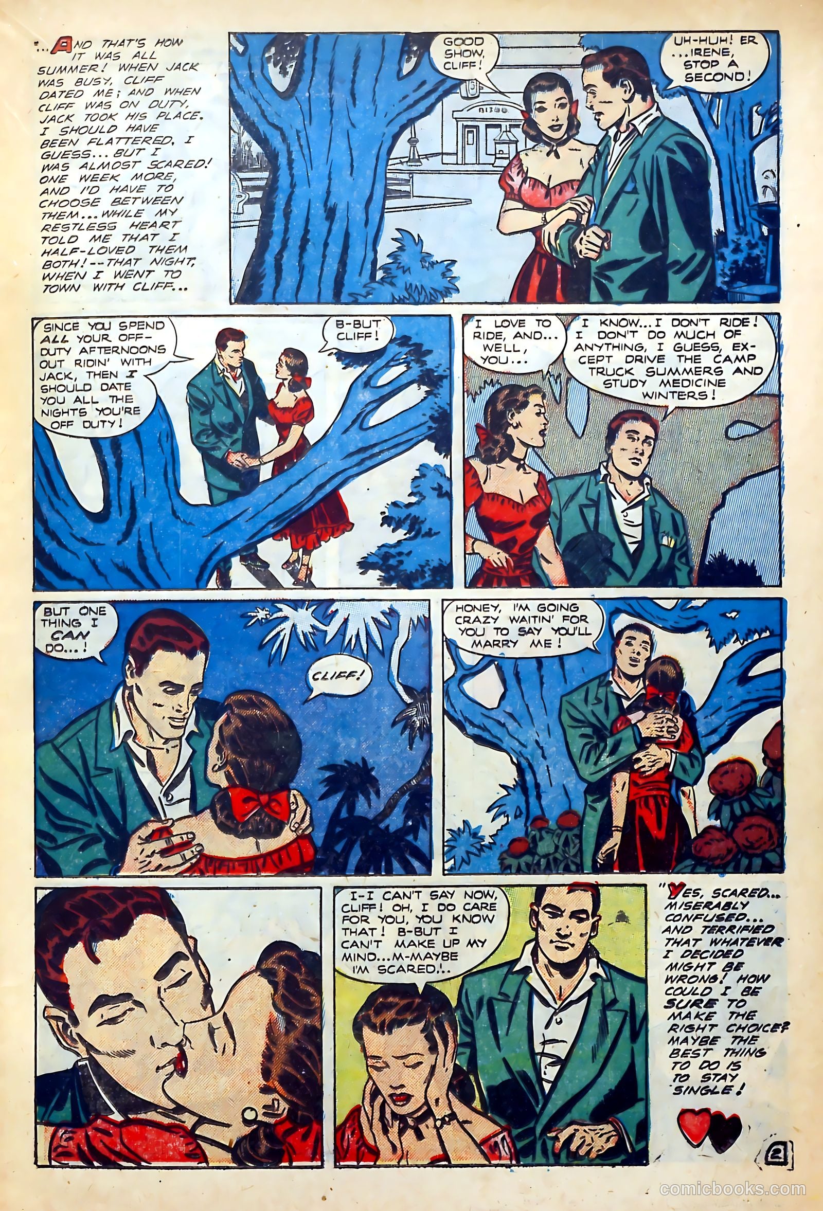 Western Hearts #8 (1951) — page 17 of 37
