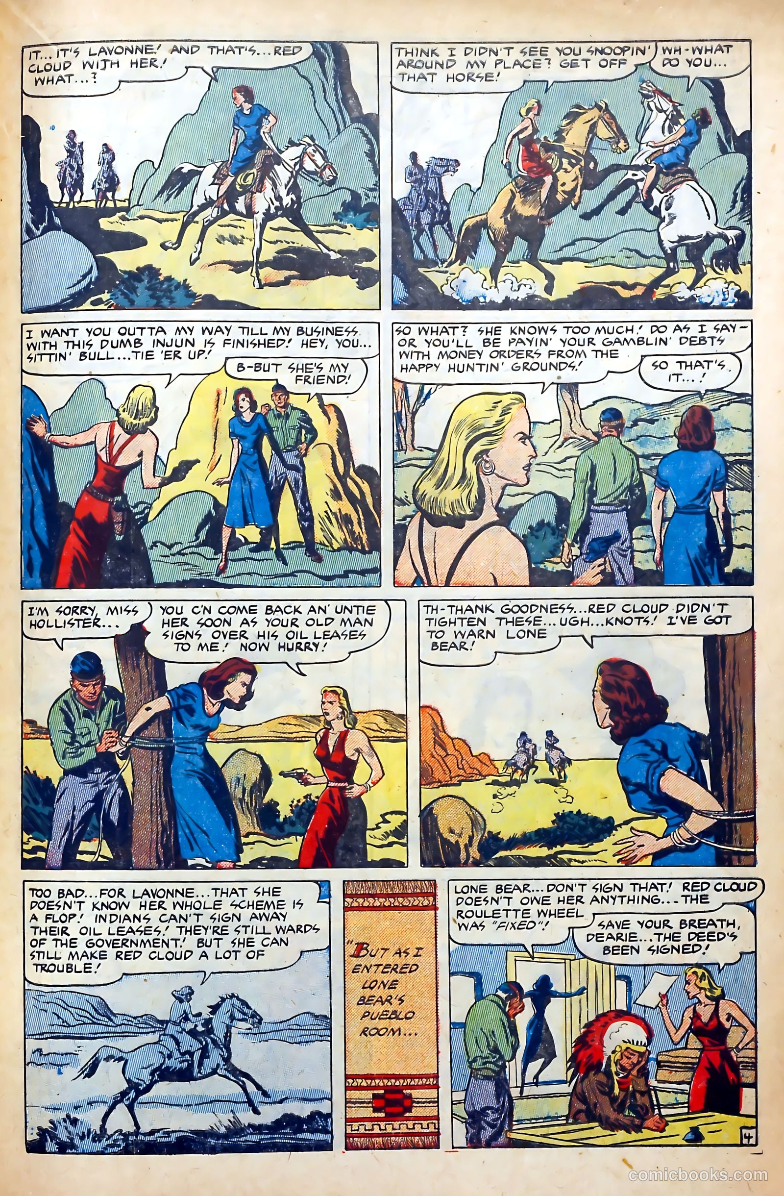 Western Hearts #8 (1951) — page 27 of 37