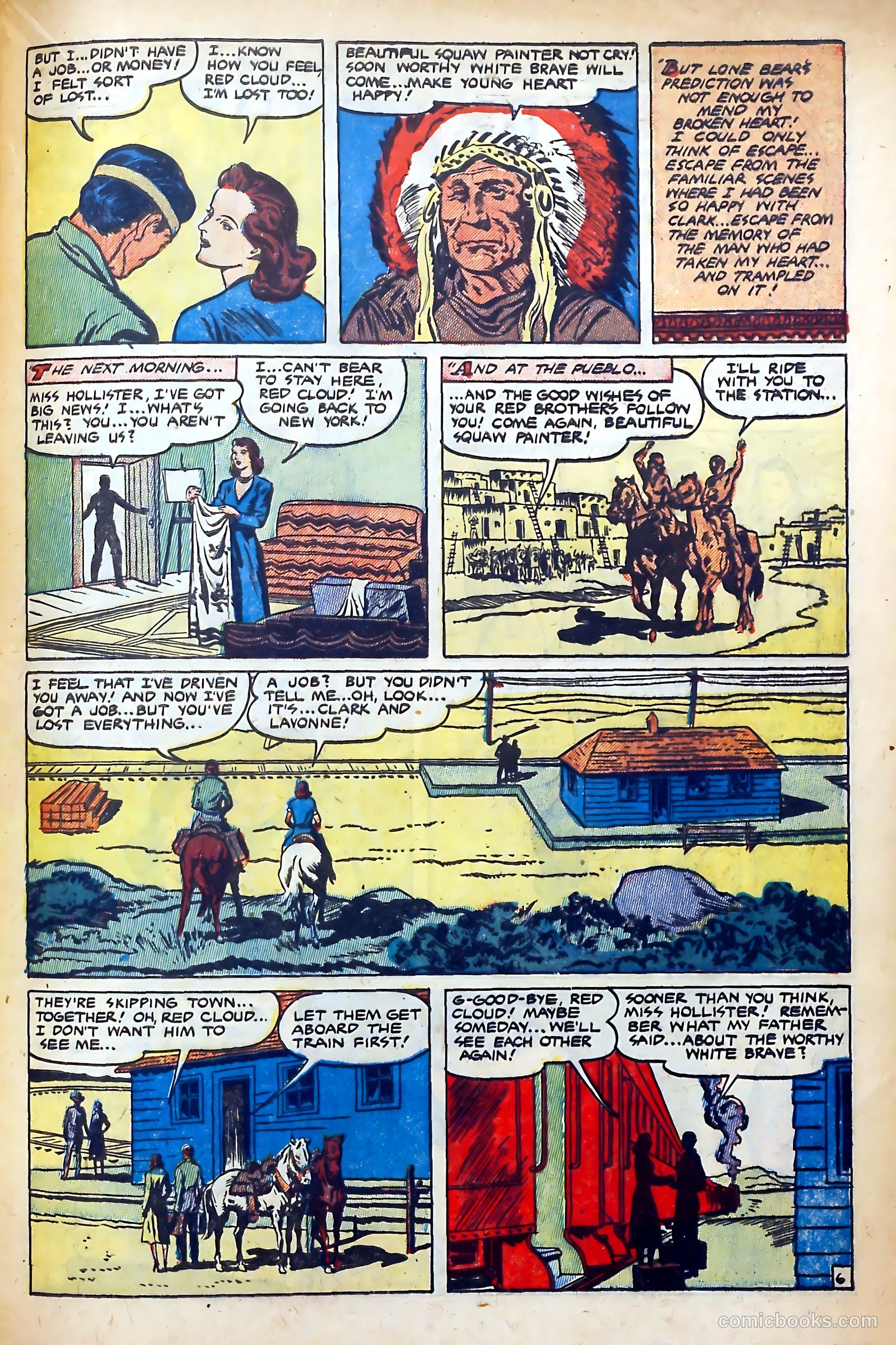 Western Hearts #8 (1951) — page 29 of 37