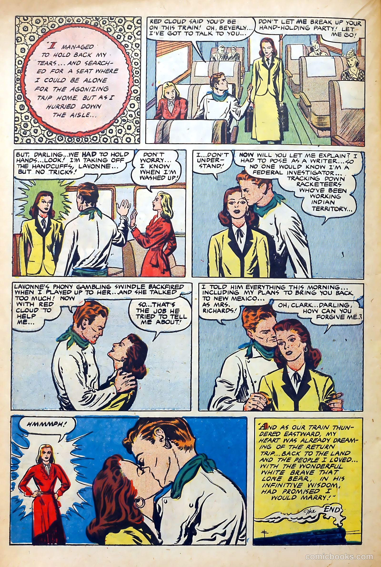 Western Hearts #8 (1951) — page 30 of 37