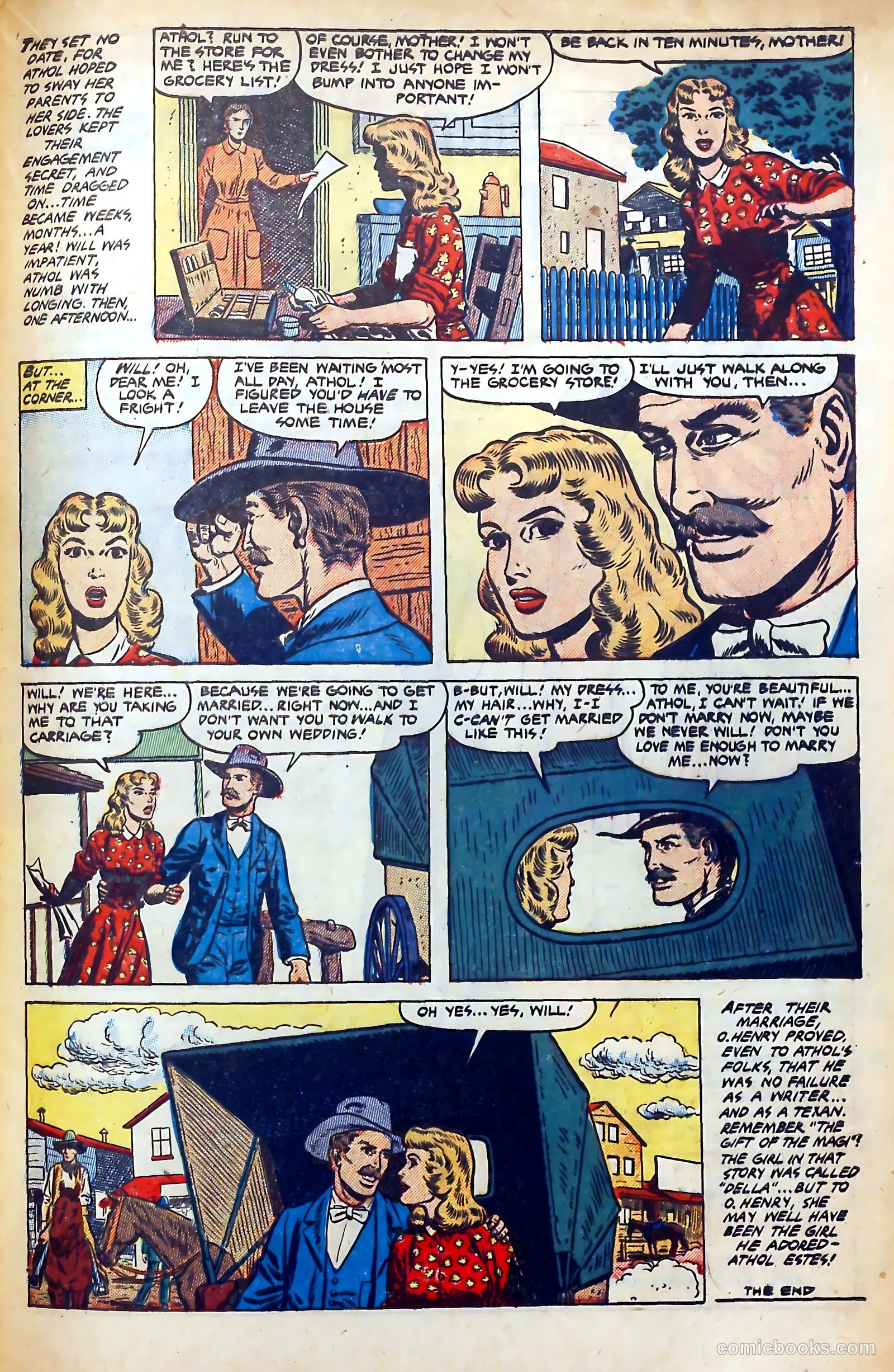 Western Hearts #8 (1951) — page 33 of 37