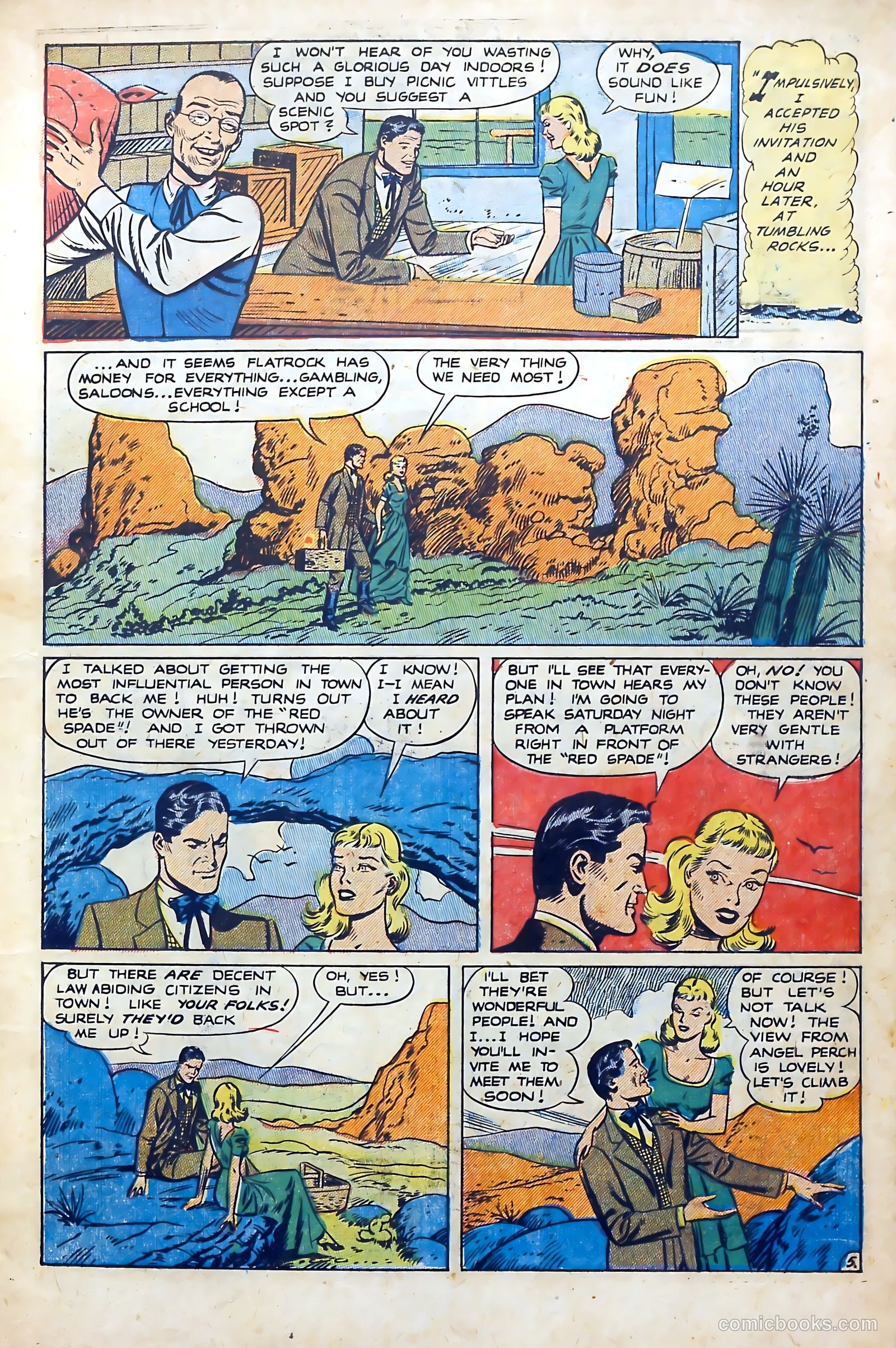 Western Hearts #9 (1951) — page 7 of 36