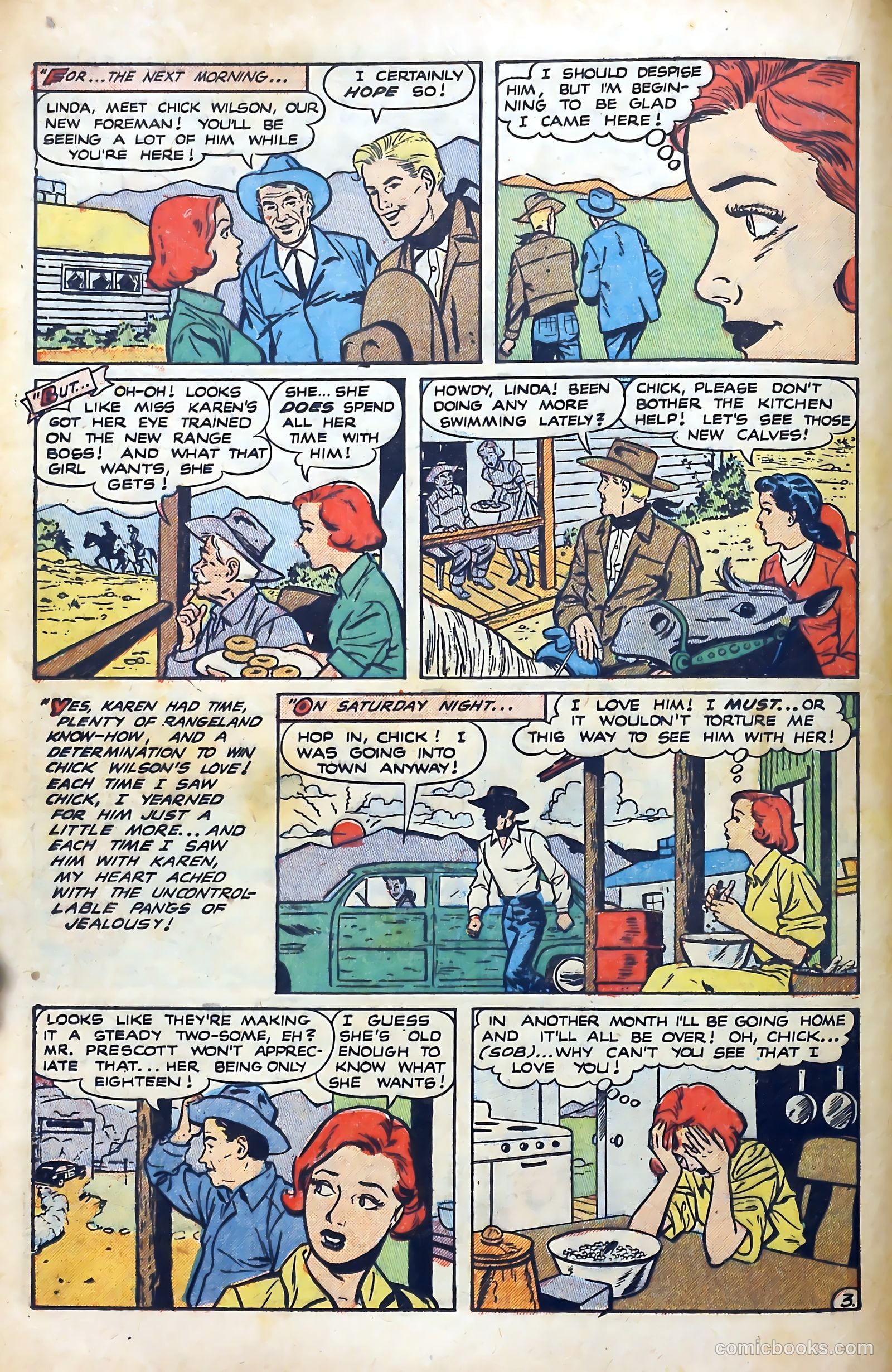 Western Hearts #9 (1951) — page 16 of 36