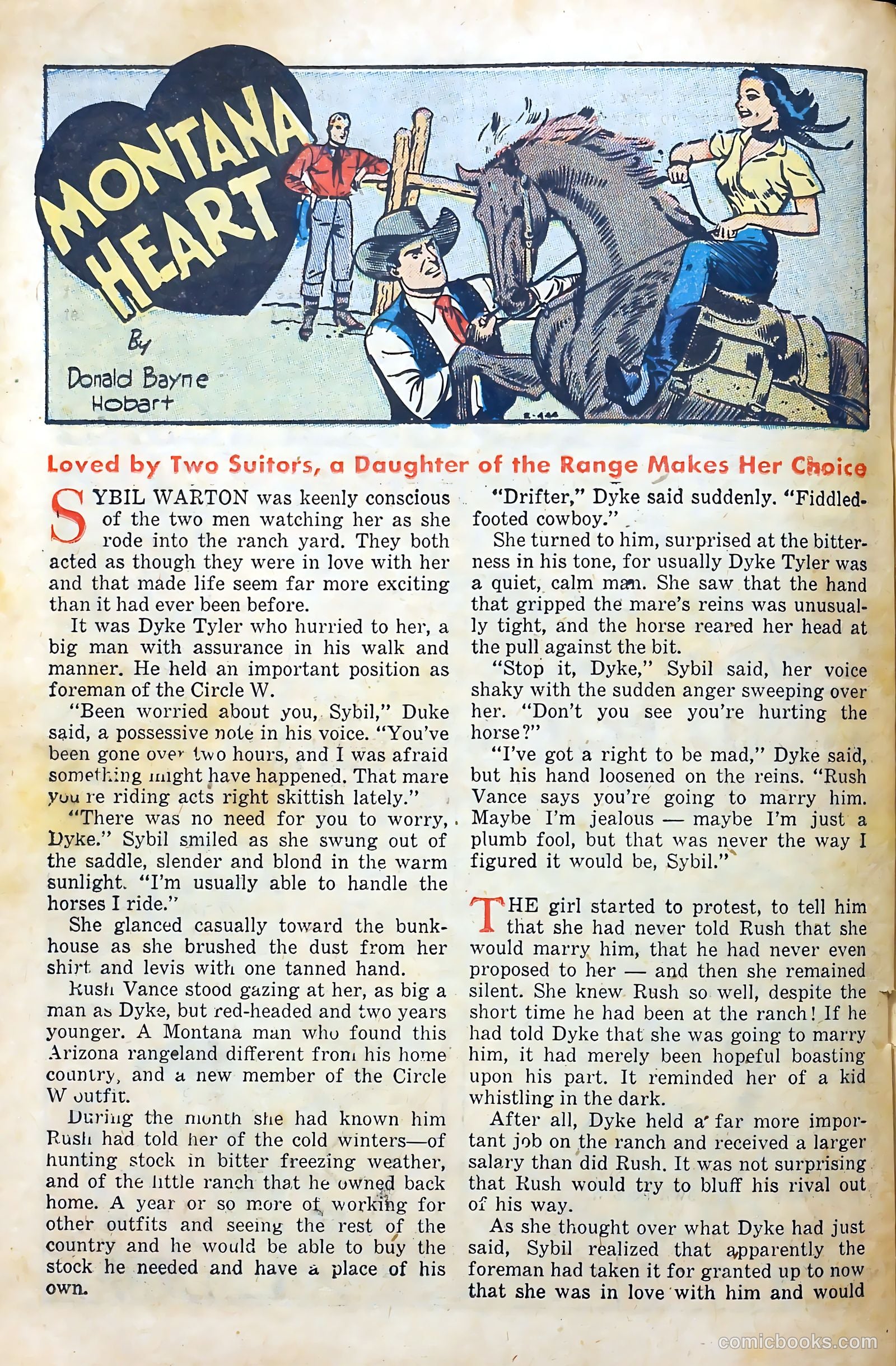 Western Hearts #9 (1951) — page 22 of 36