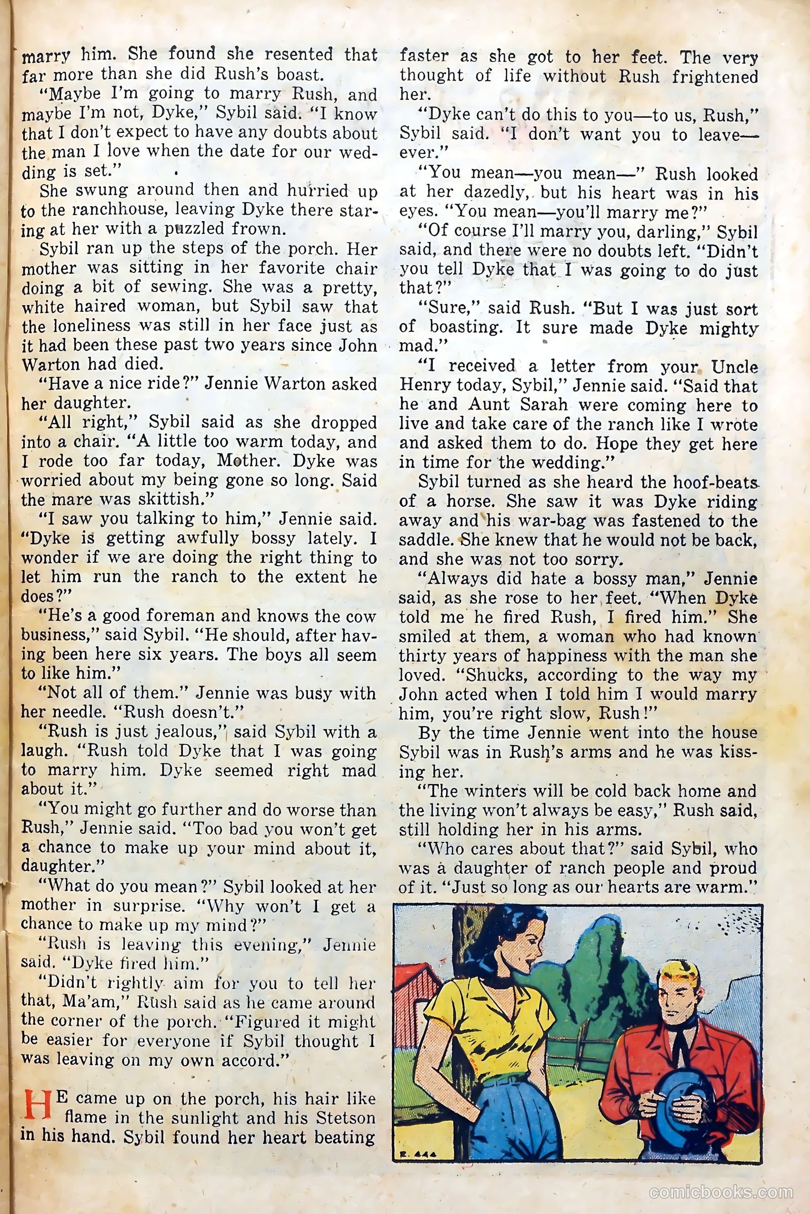 Western Hearts #9 (1951) — page 23 of 36