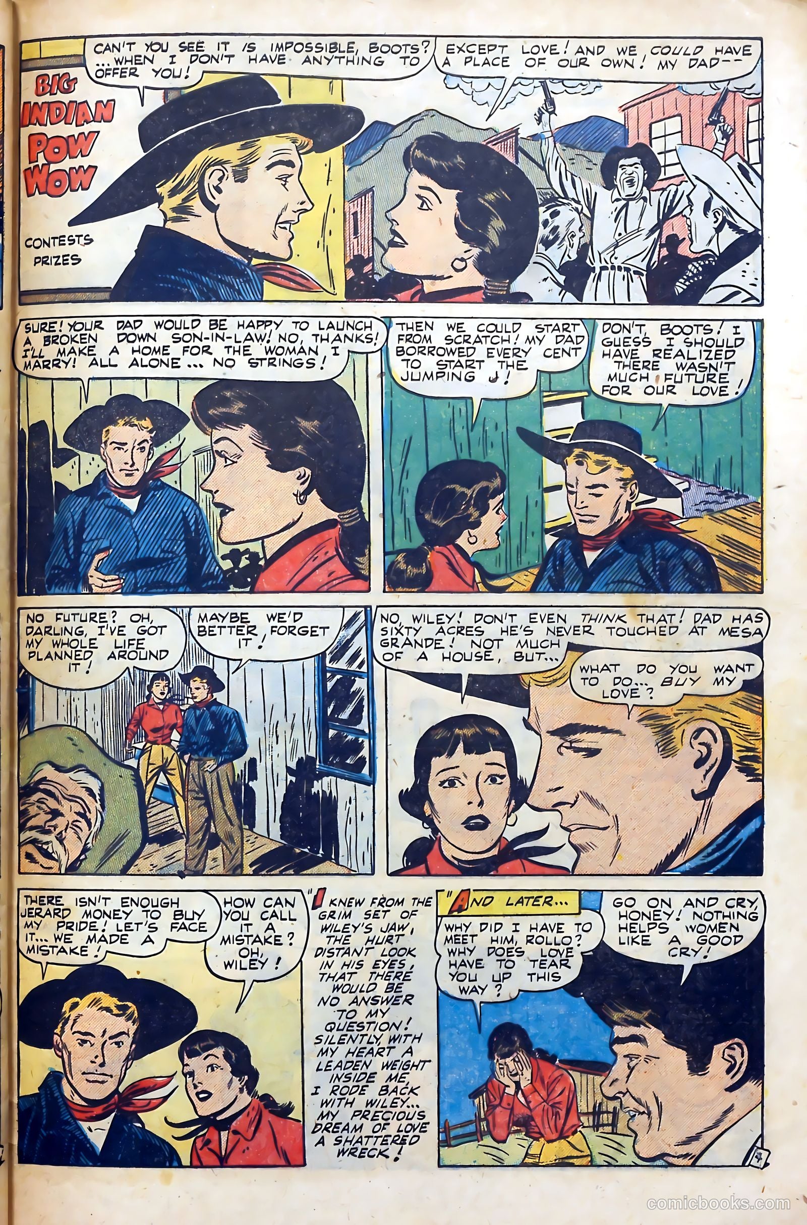 Western Hearts #9 (1951) — page 29 of 36