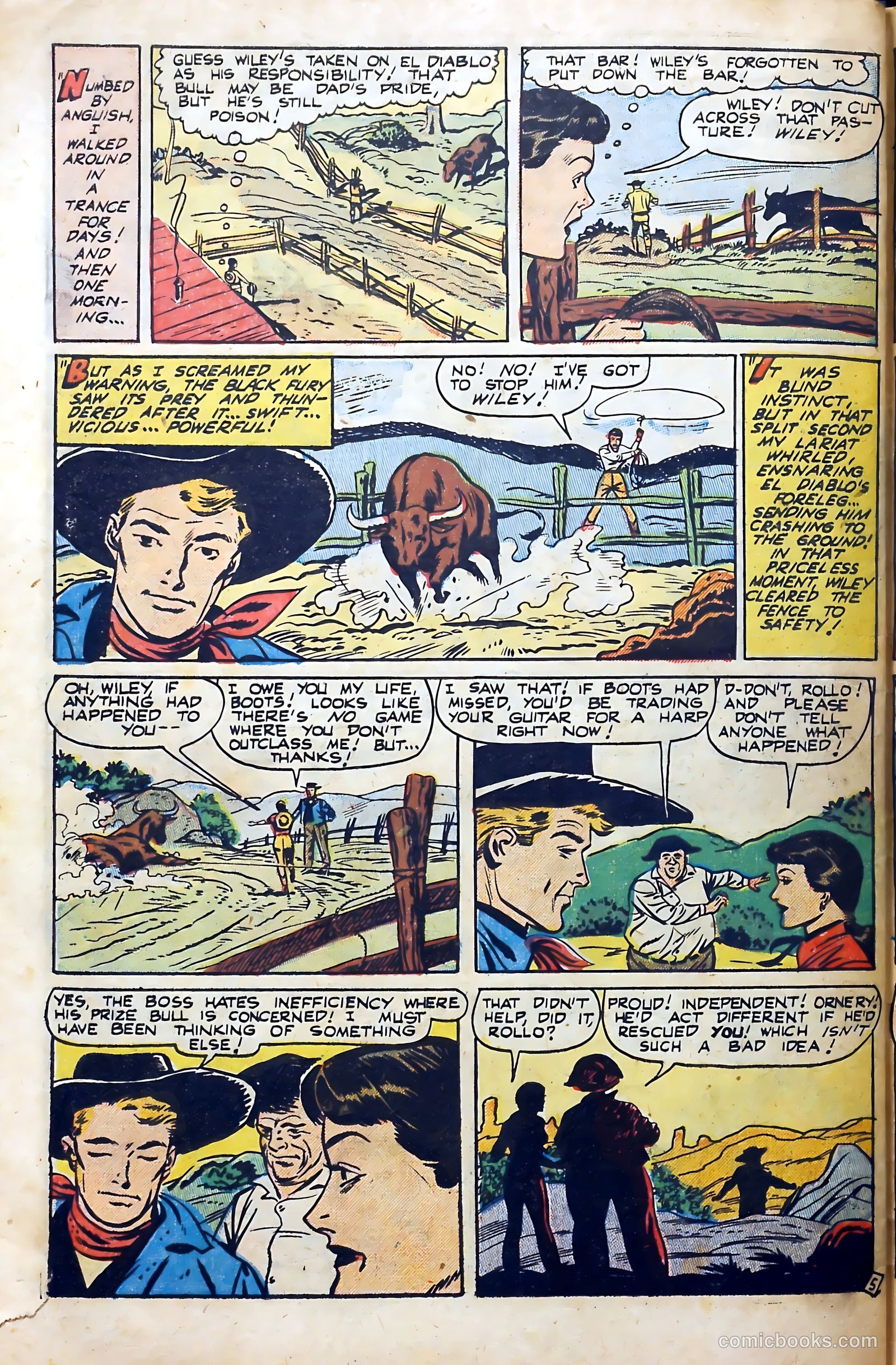 Western Hearts #9 (1951) — page 30 of 36