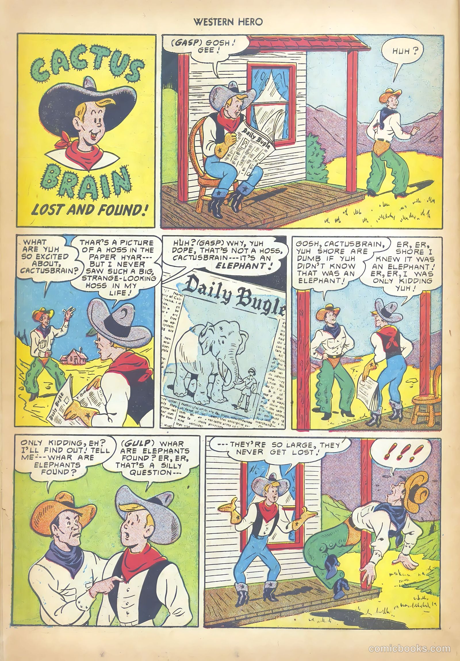 Western Hero #100 (1951) — page 34 of 52