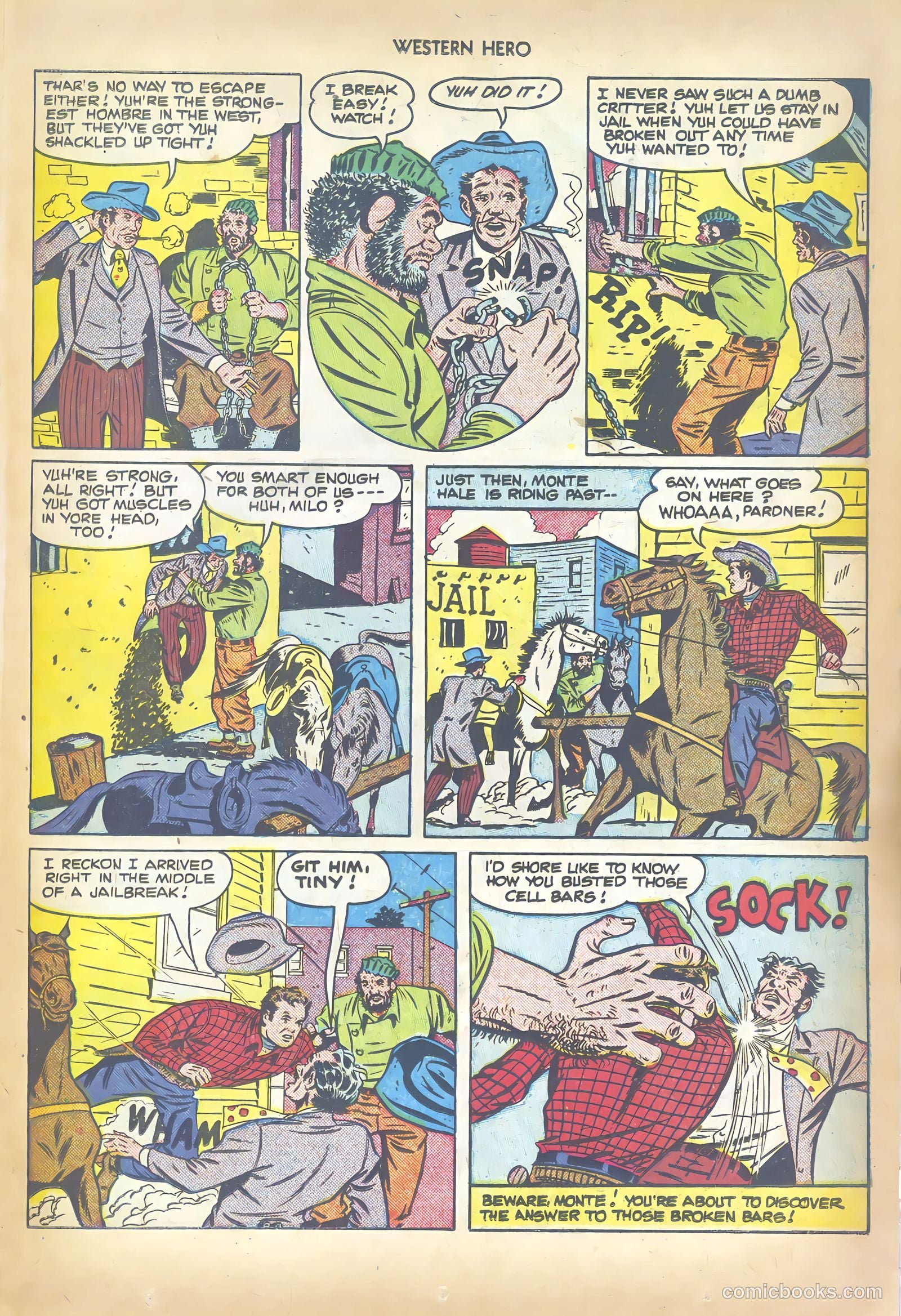 Western Hero #100 (1951) — page 27 of 52