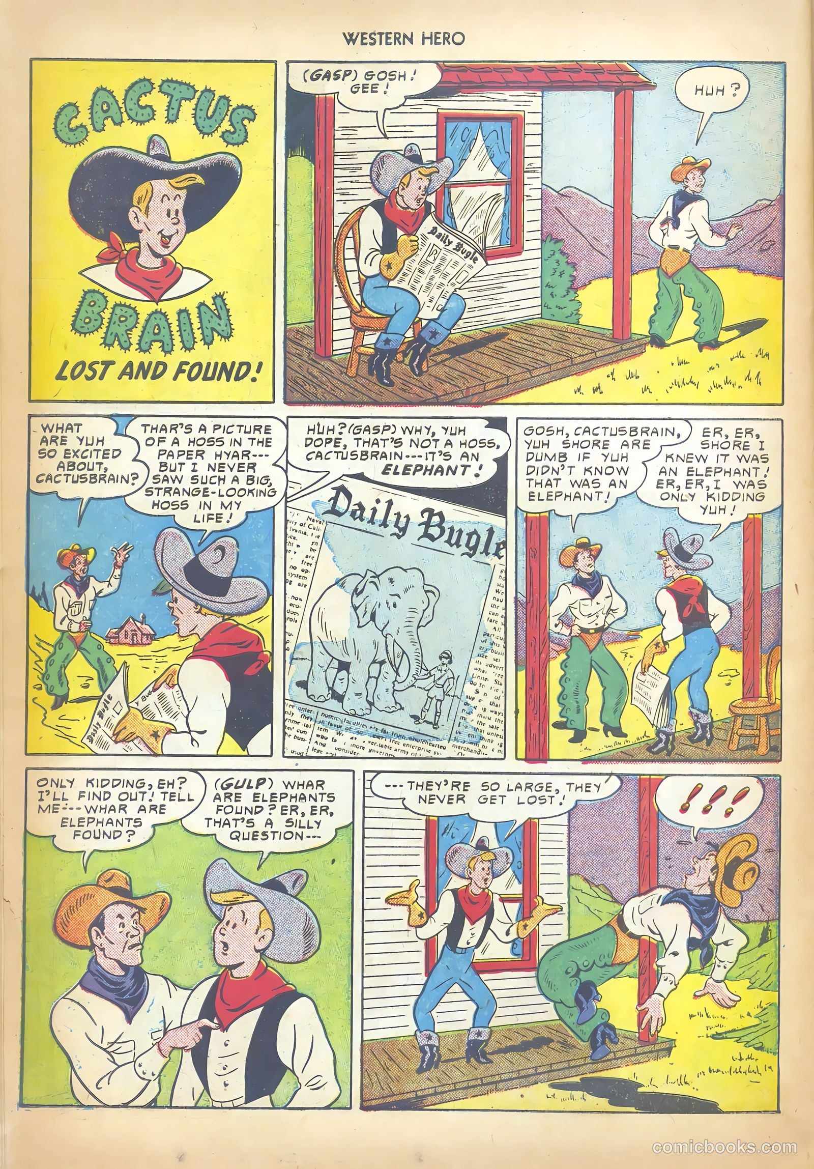 Western Hero #100 (1951) — page 34 of 52