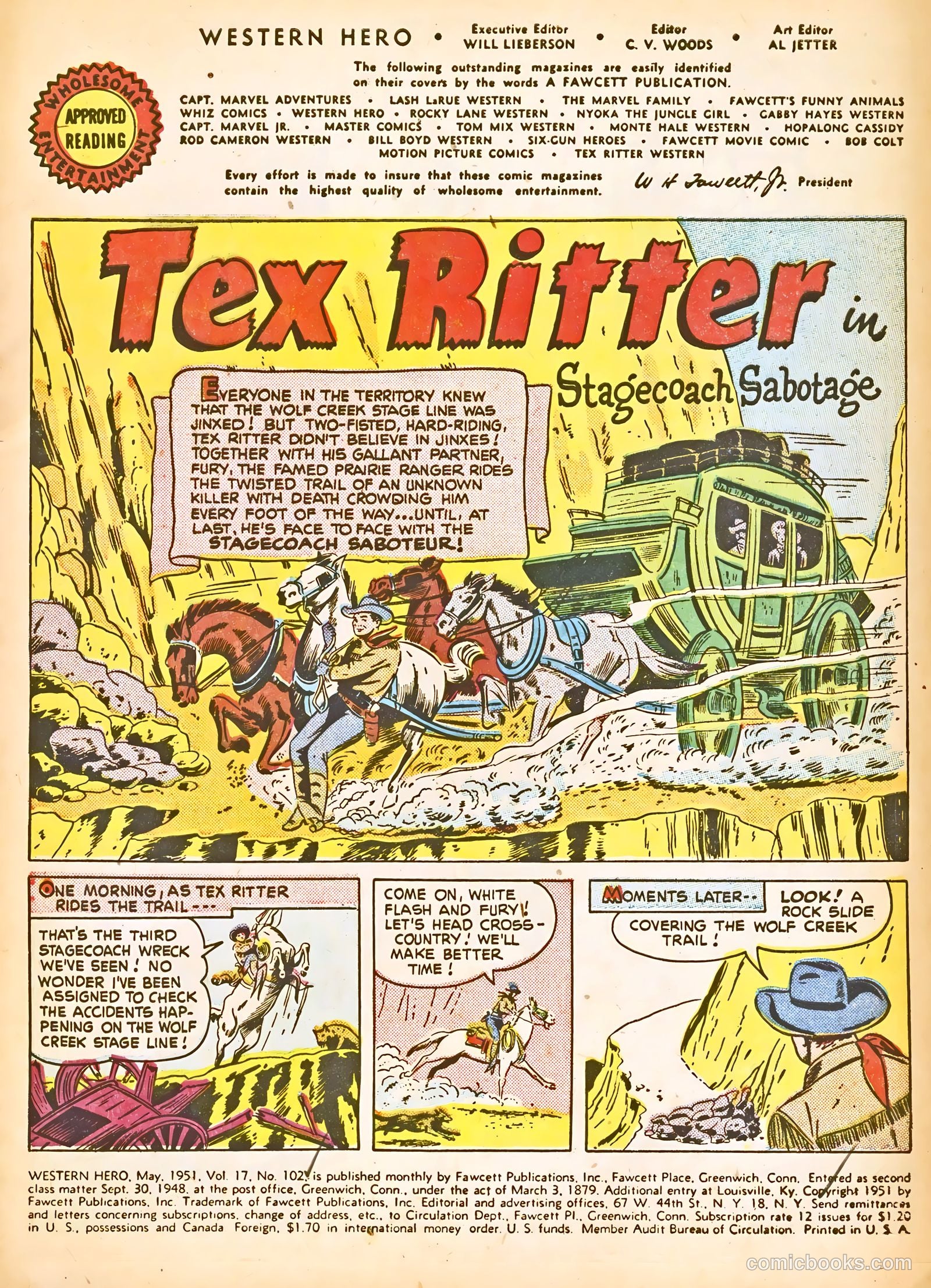 Western Hero #102 (1951) — page 3 of 36