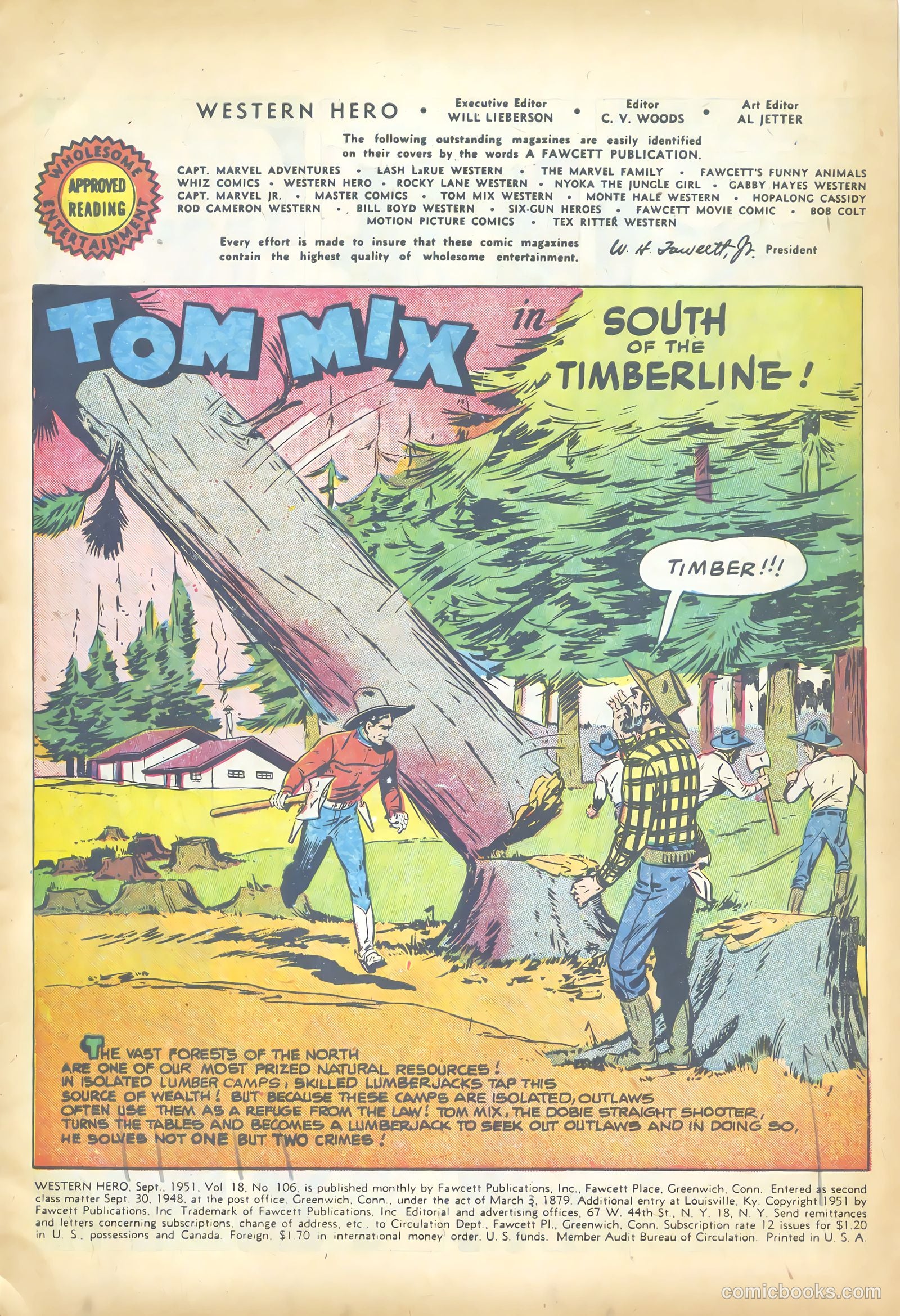 Western Hero #106 (1951) — page 3 of 36