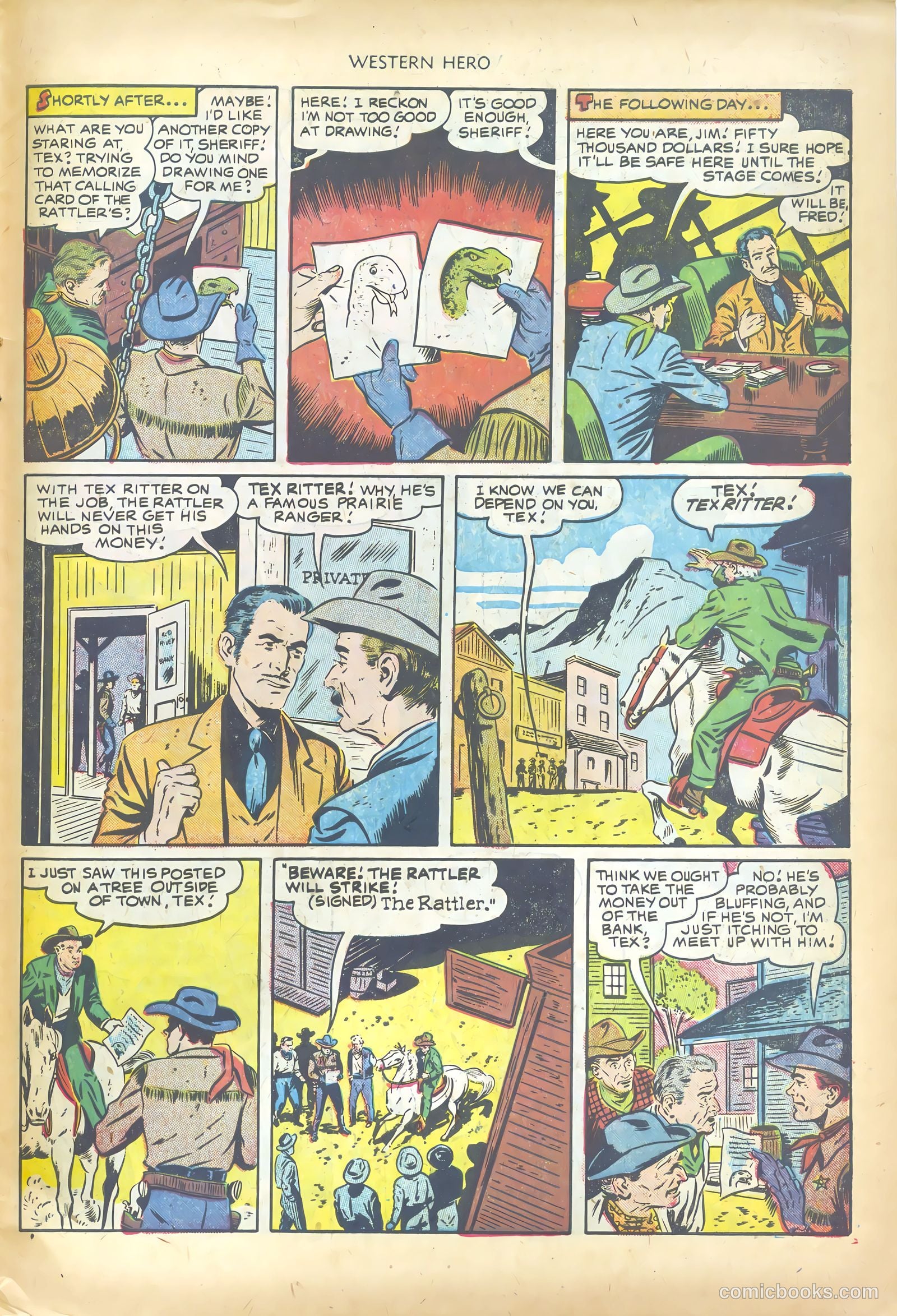Western Hero #106 (1951) — page 27 of 36