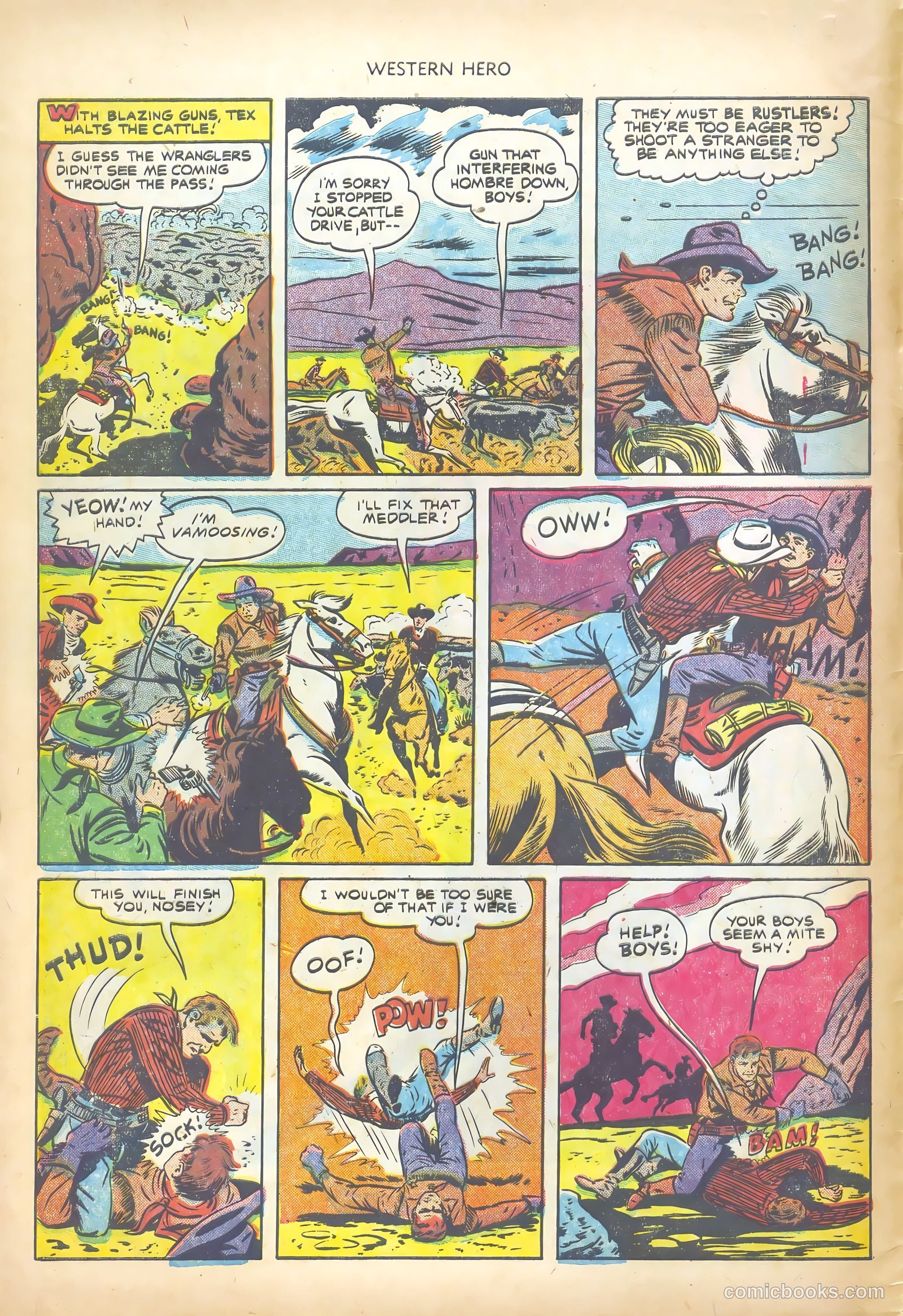 Western Hero #107 (1951) — page 4 of 36